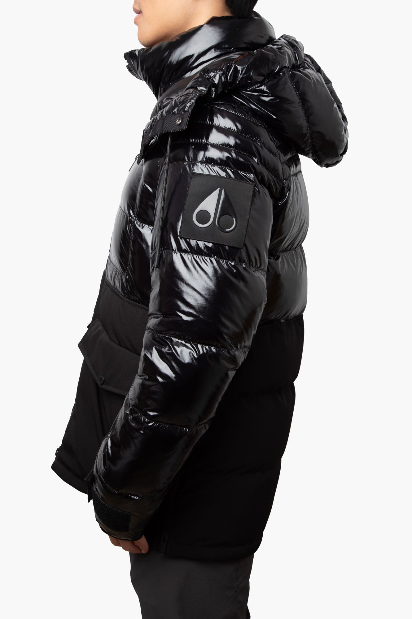 Moose Knuckle Black Jacket Size S