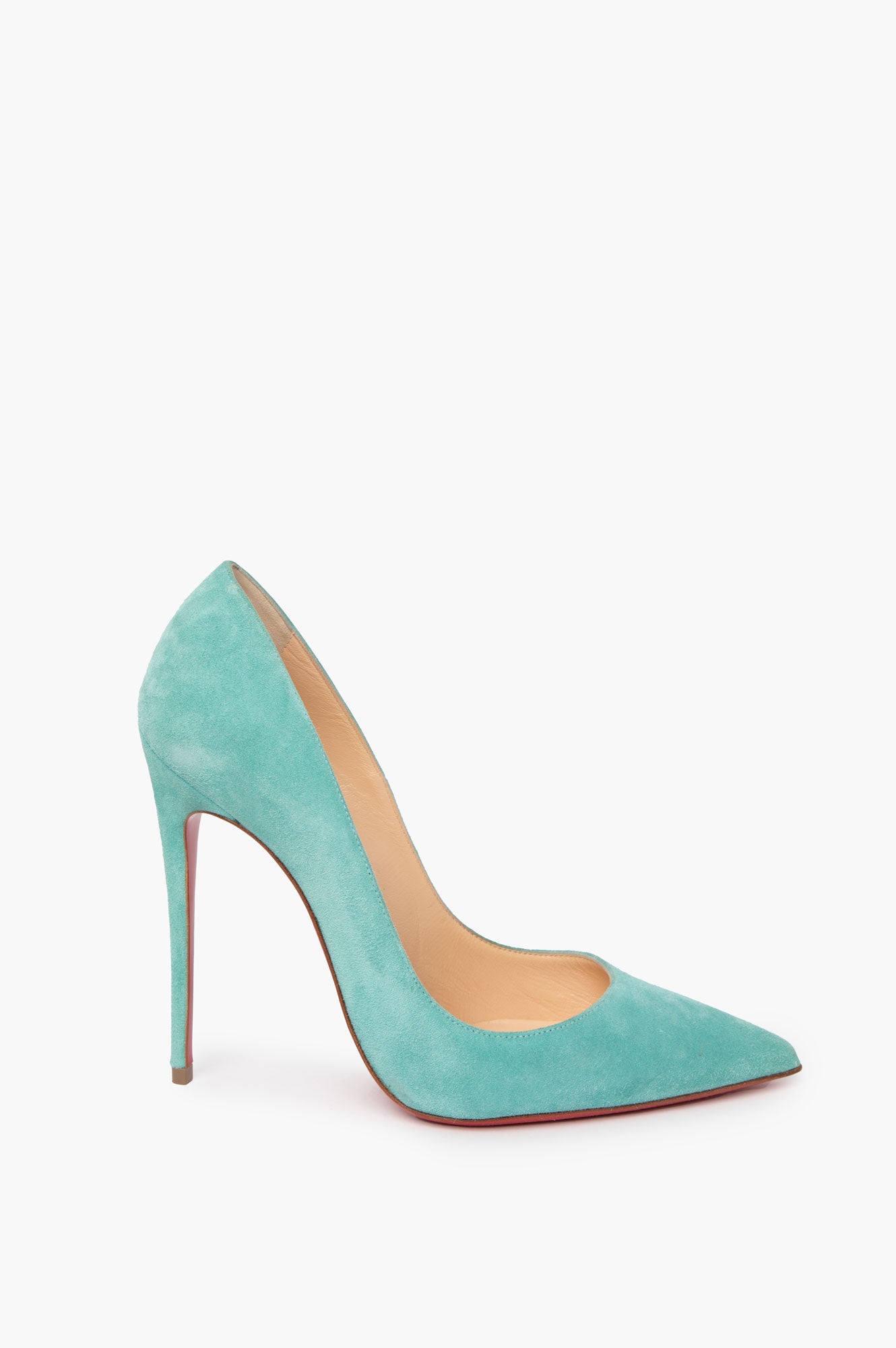 Christian Louboutin So Kate Suede Blue Size 38