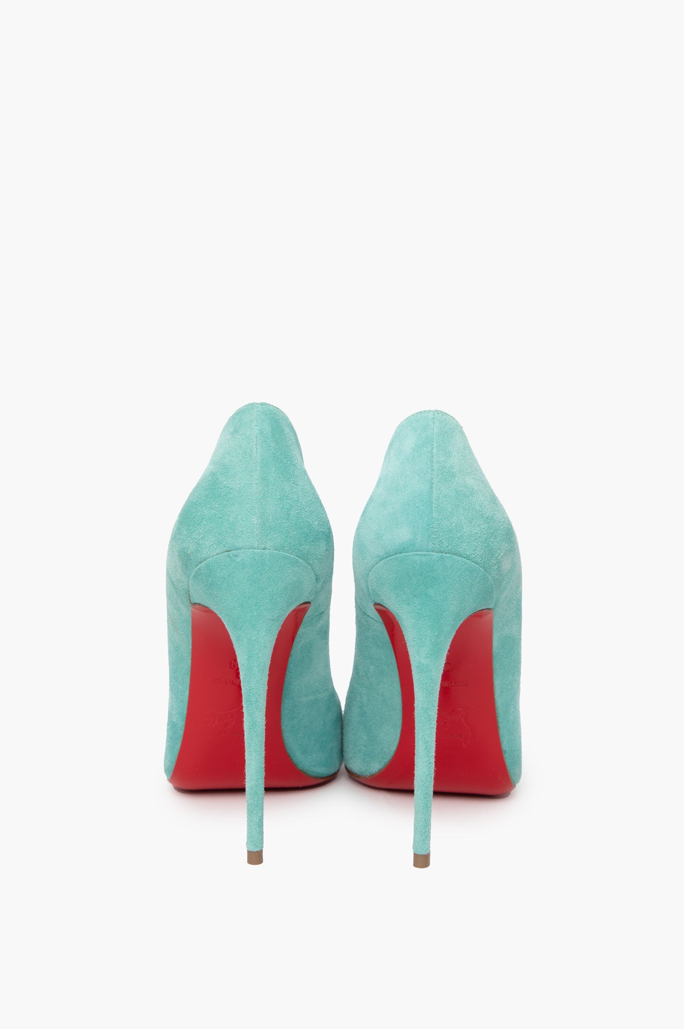 Christian Louboutin So Kate Suede Blue Size 38
