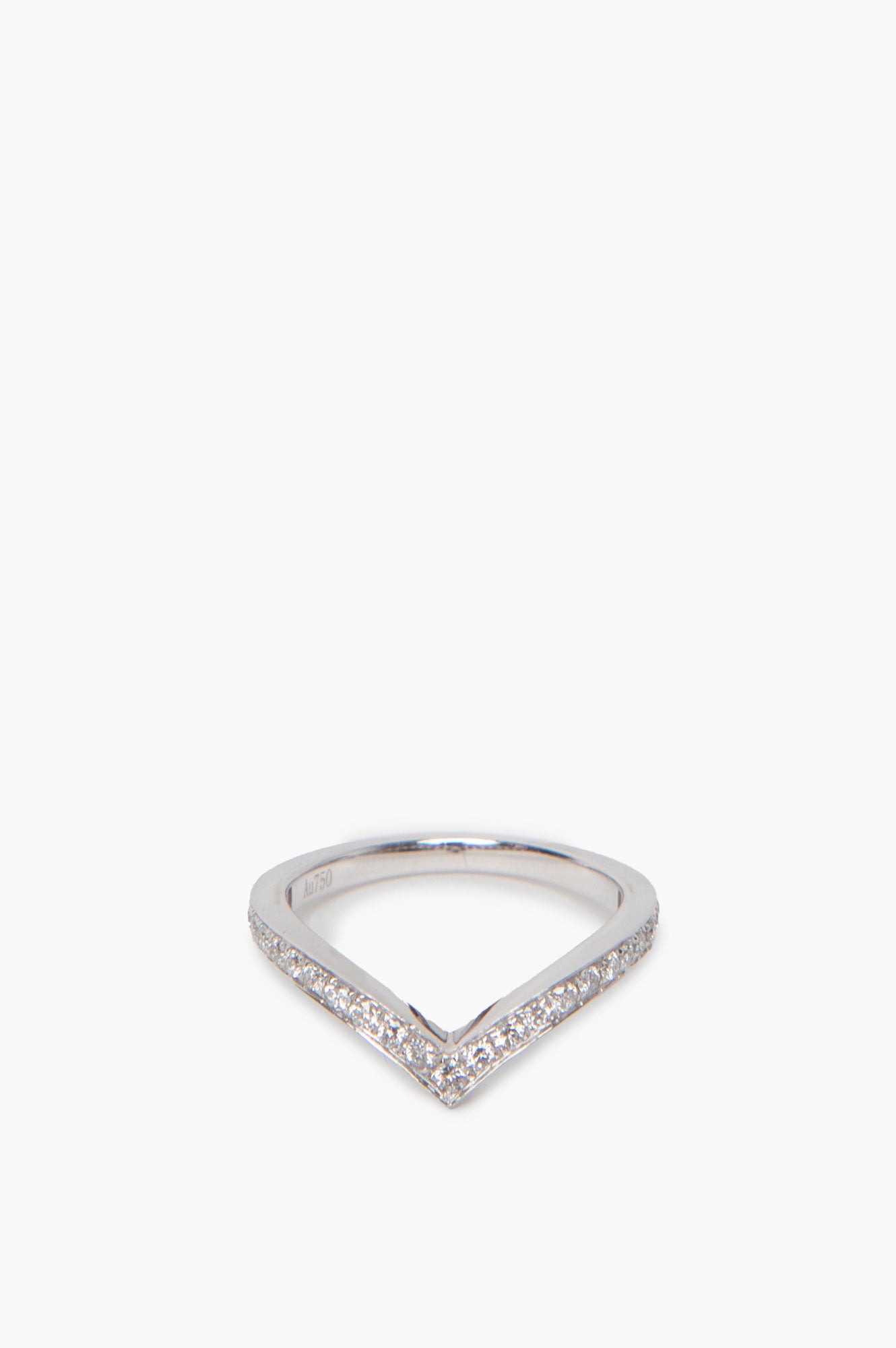 Joséphine Aigrette Platinum Diamonds Wedding Band