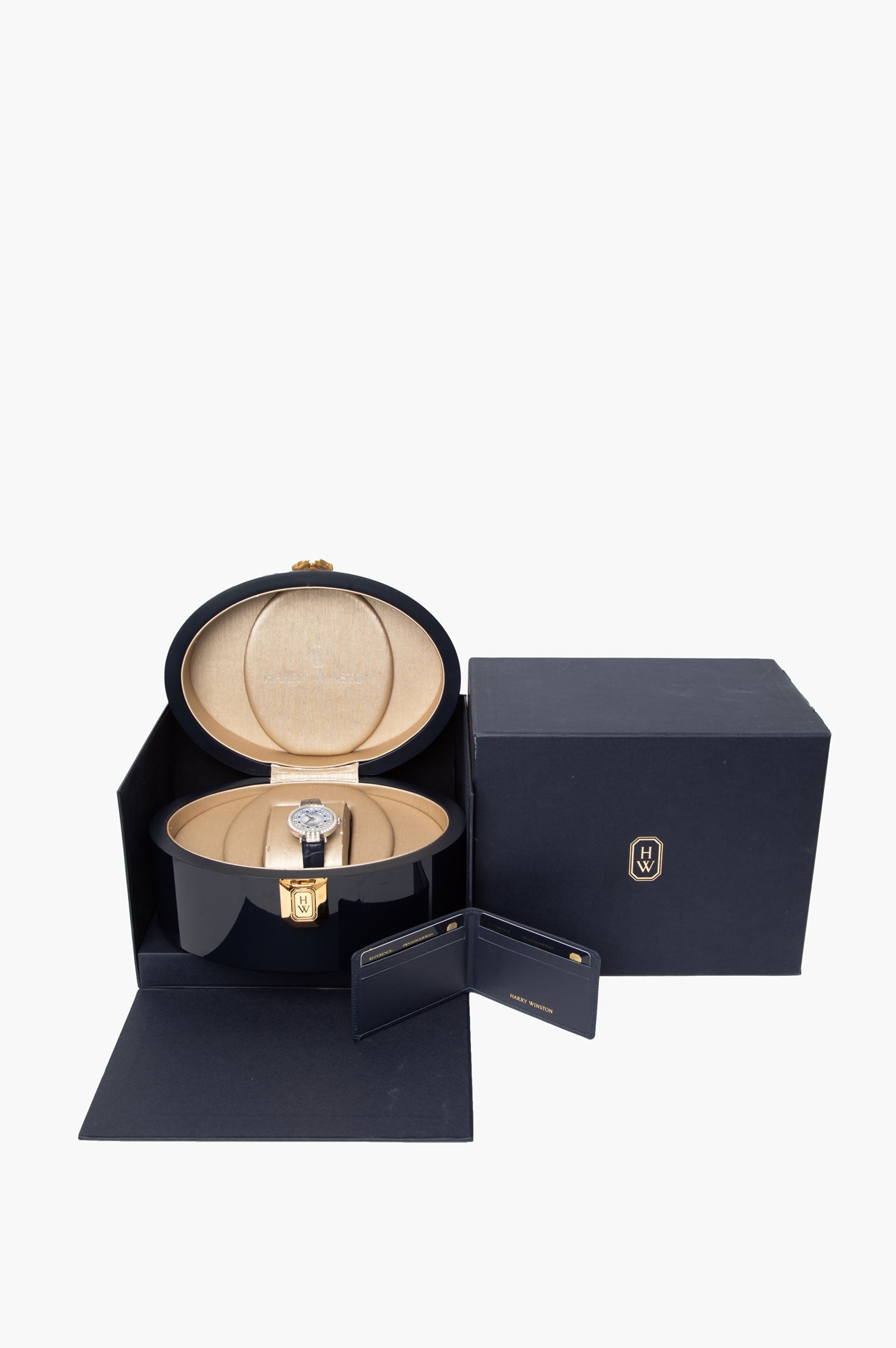 Harry Winston Blue Premier Pearly Lace Automatic 36mm Watch