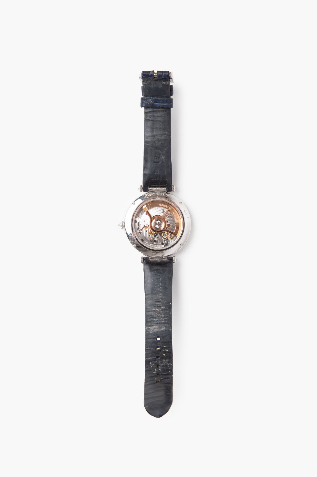 Harry Winston Blue Premier Pearly Lace Automatic 36mm Watch