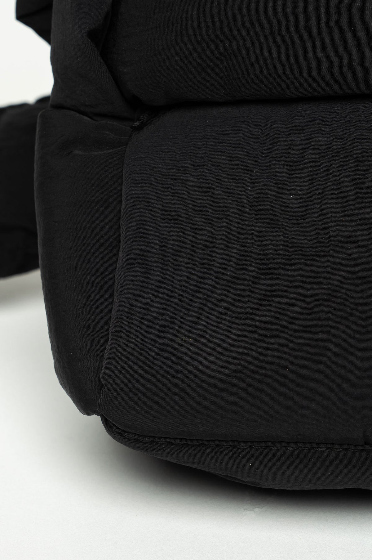 Bottega Veneta Black Nylon Padded Tech Cassette Bag