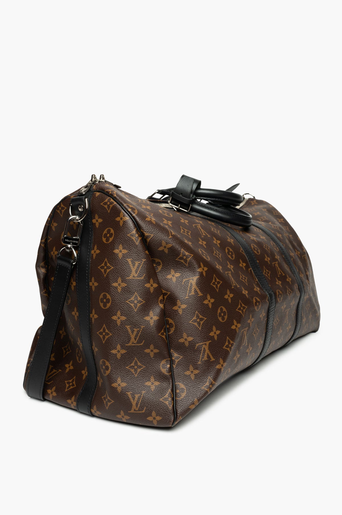 Louis Vuitton Monogram Macassar Keepall Boundoulière 55