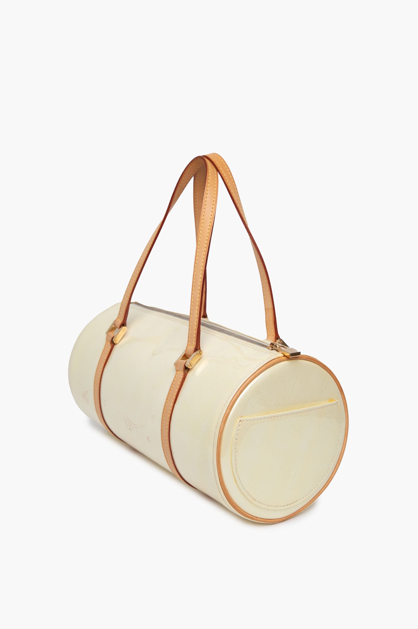 Louis Vuitton Yellow Leather Monogram Papillion Bag
