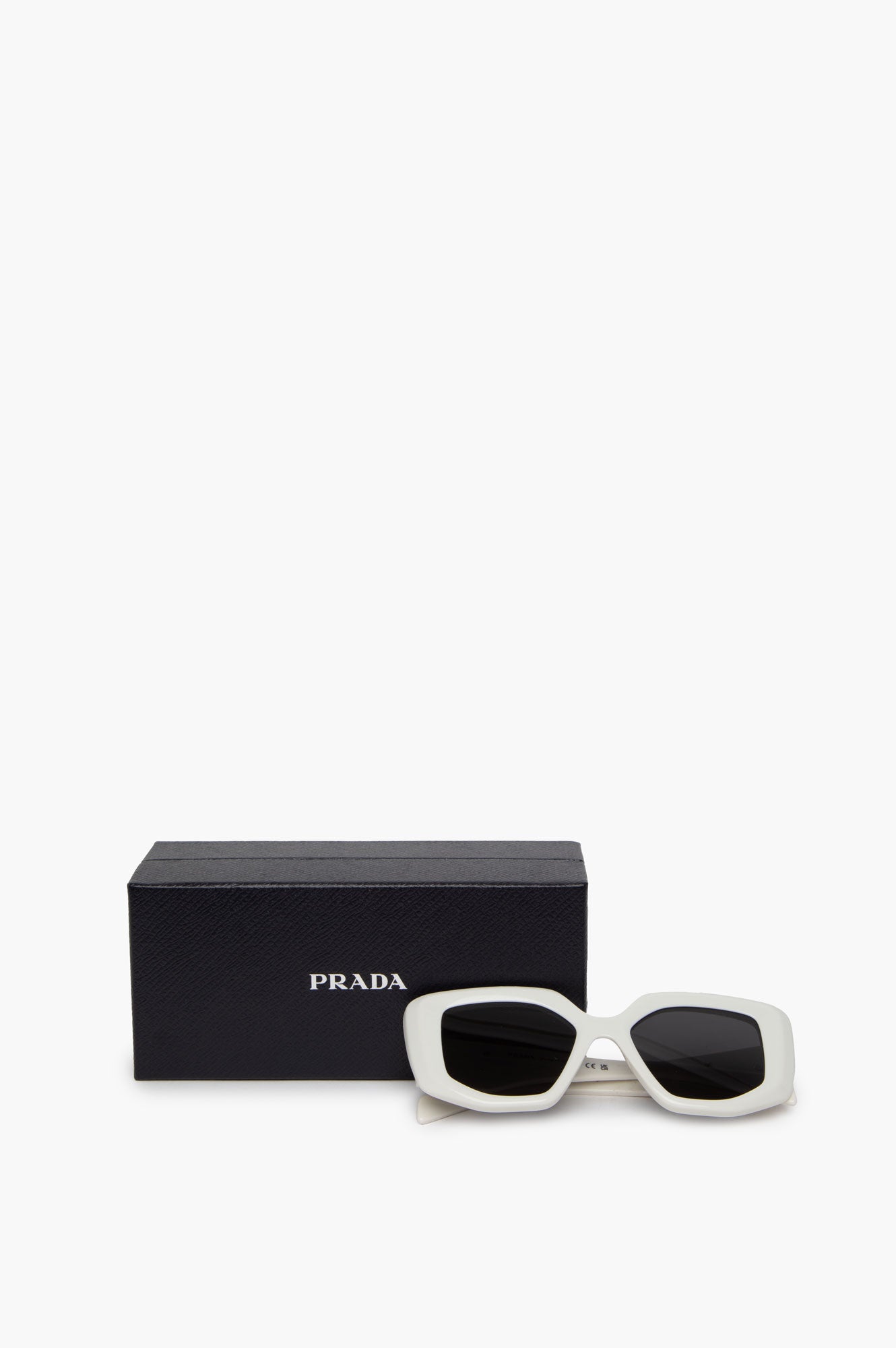 Prada White Square Sunglasses