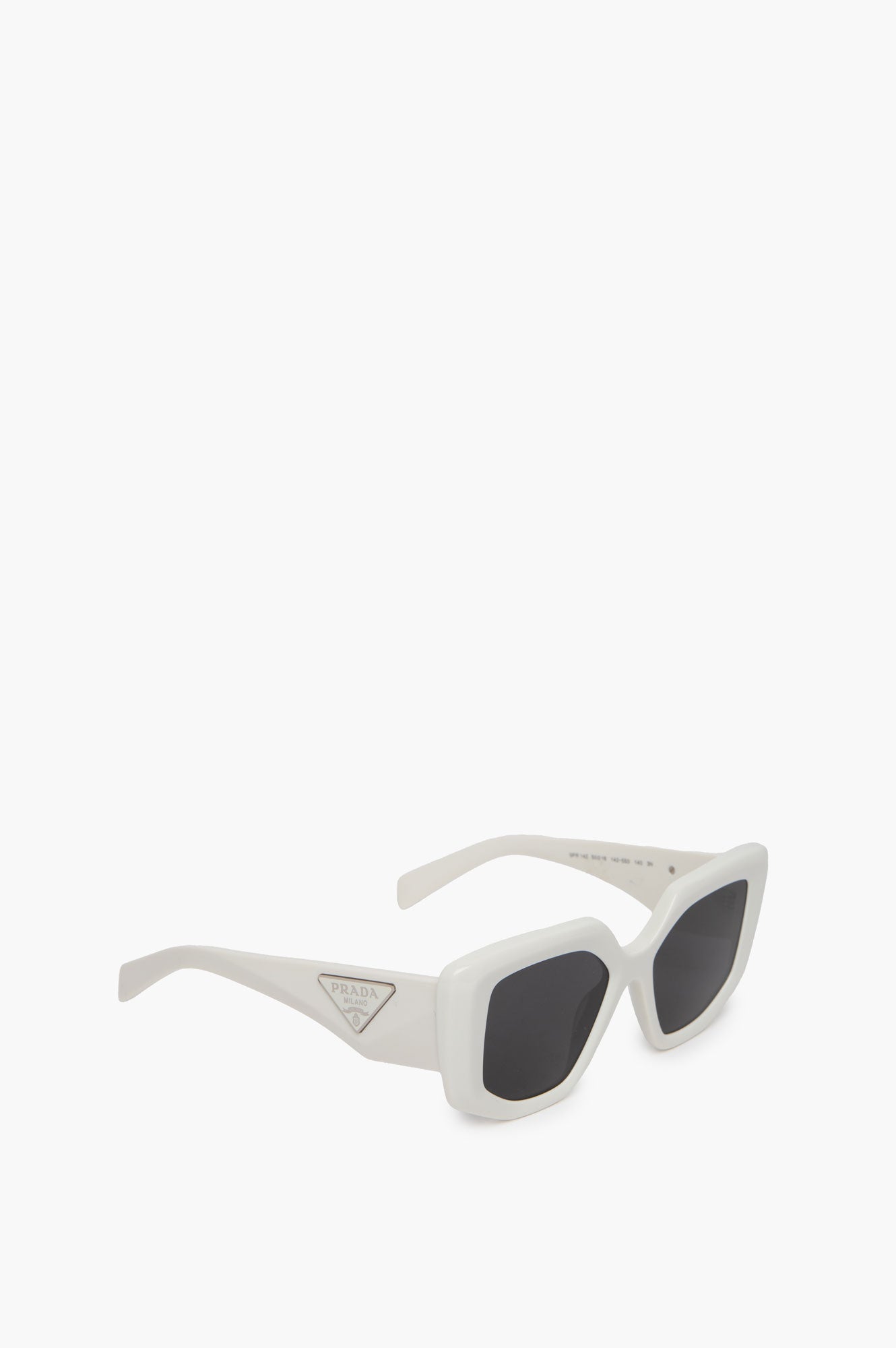Prada White Square Sunglasses