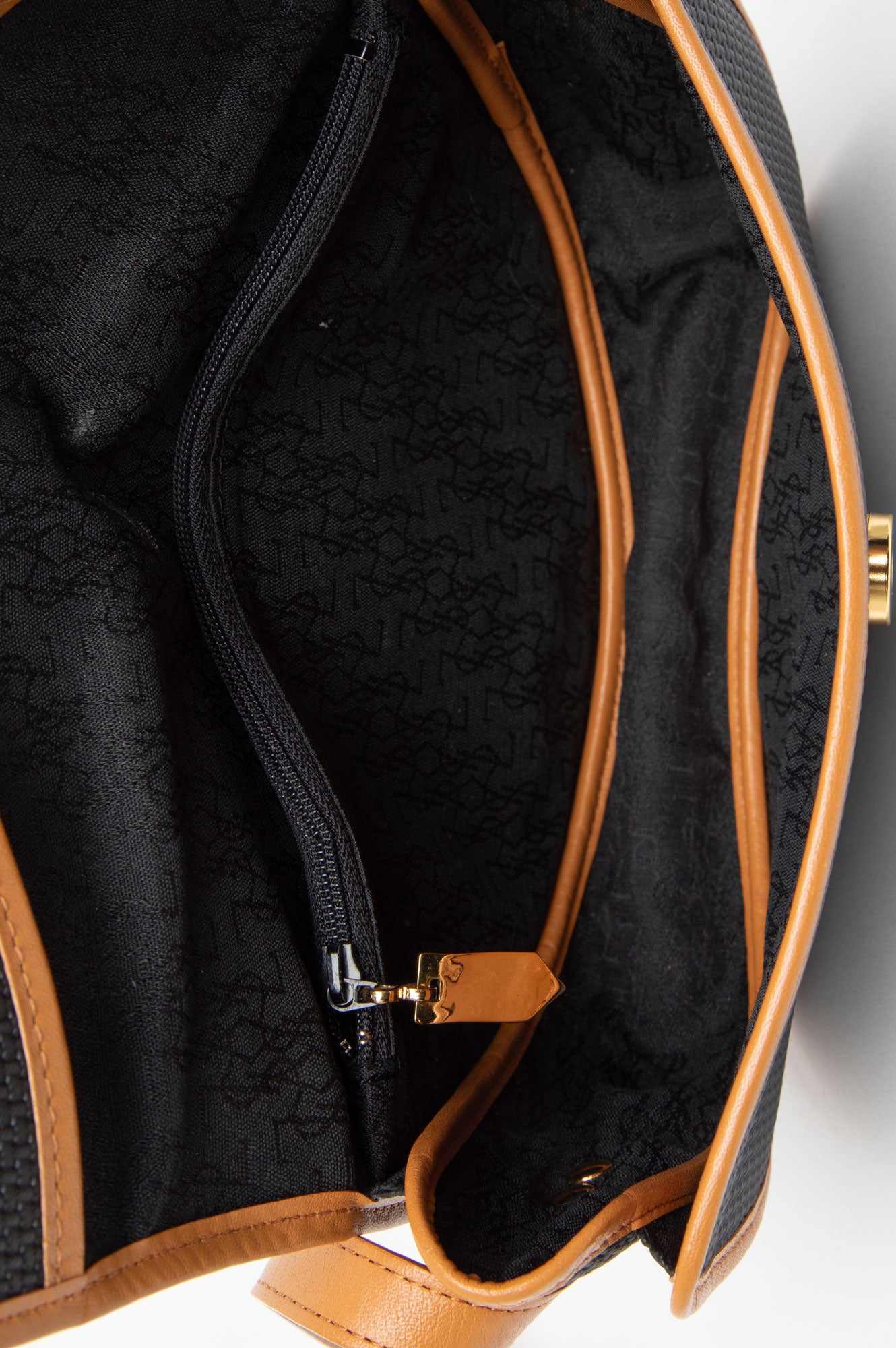 Saint Laurent Black Medium Coated Canvas Bag