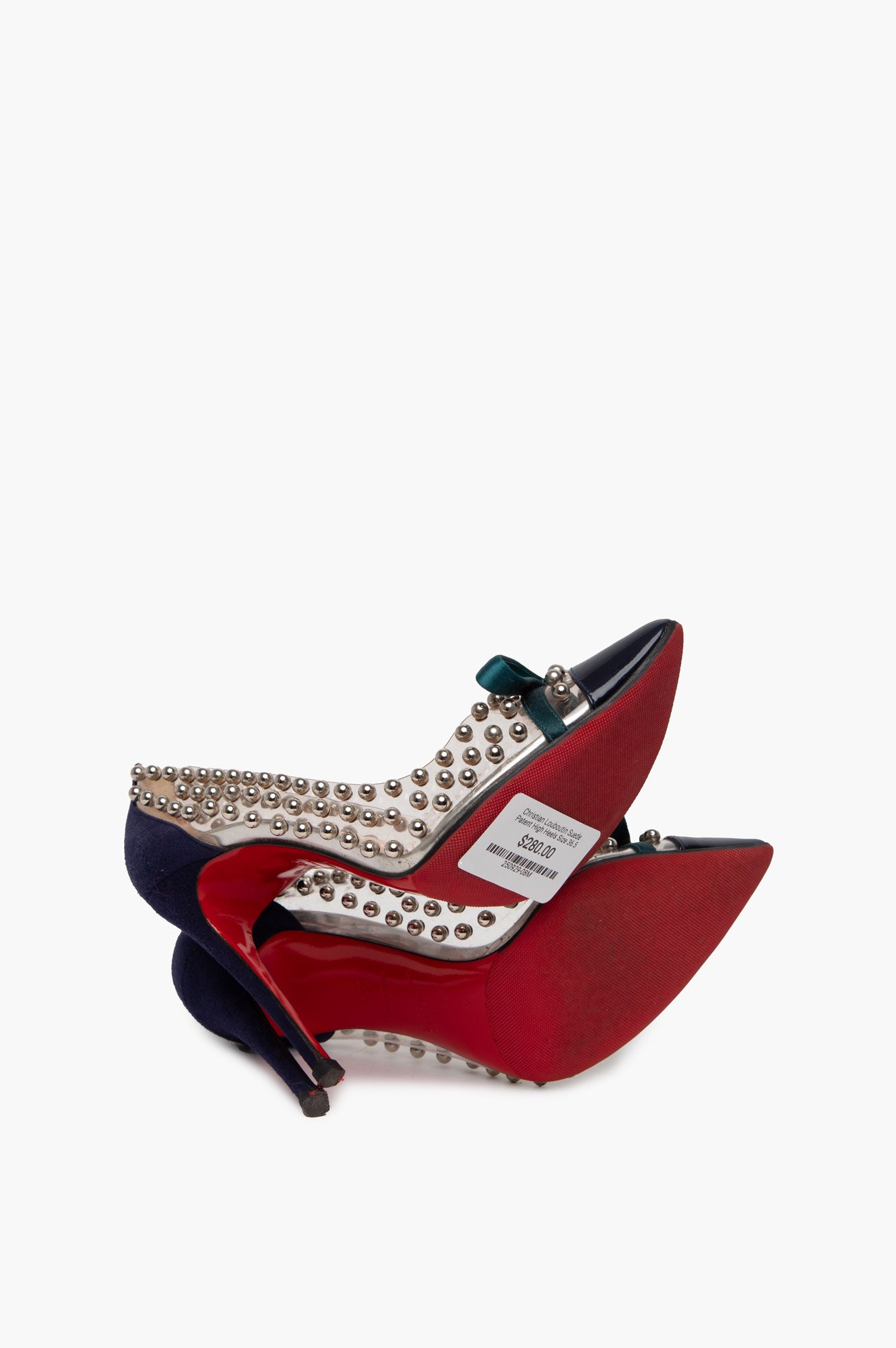 Christian Louboutin Suede Patent High Heels Size 36.5