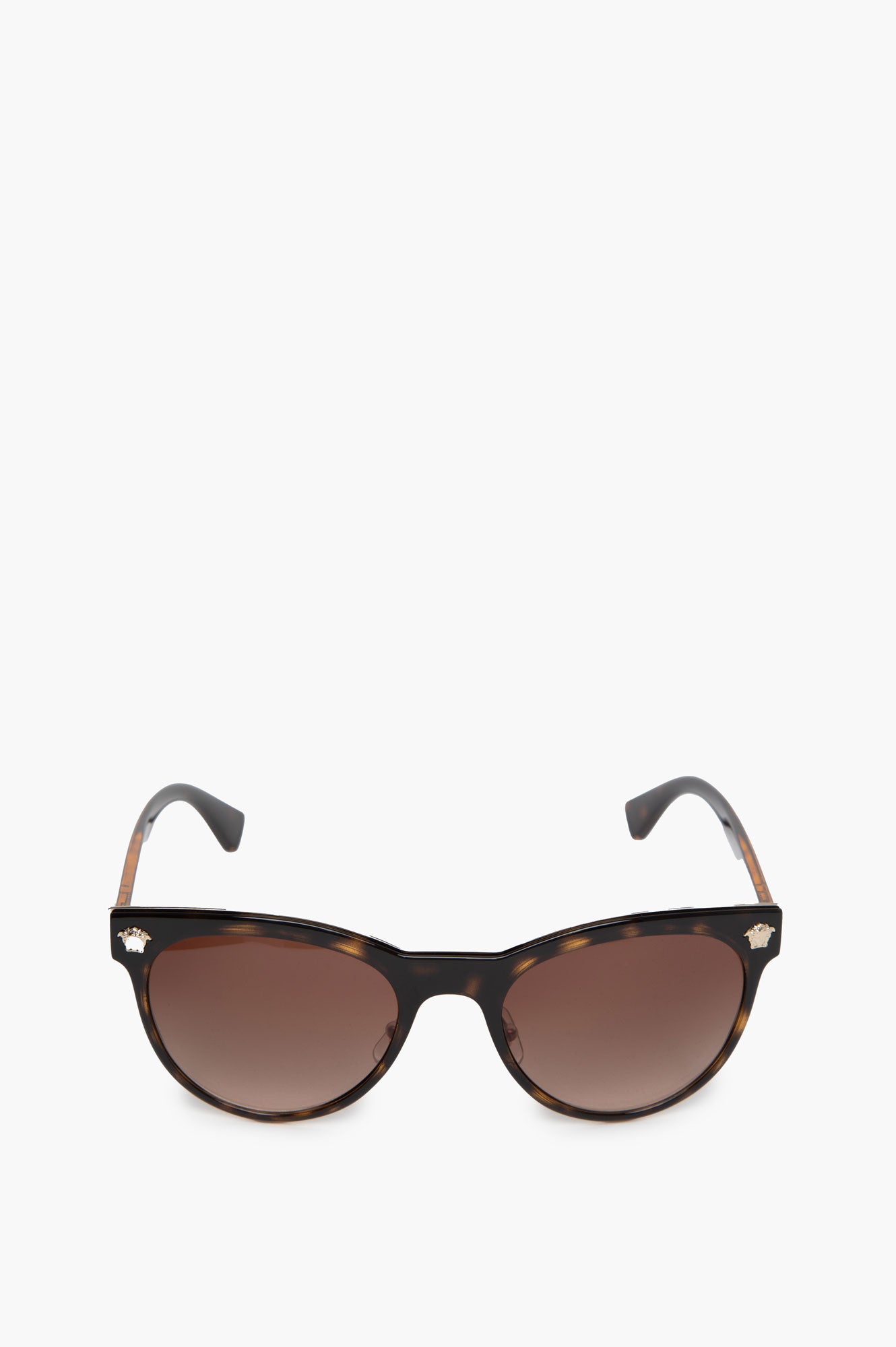 Versace Brown Frame Cat Eye Sunglasses