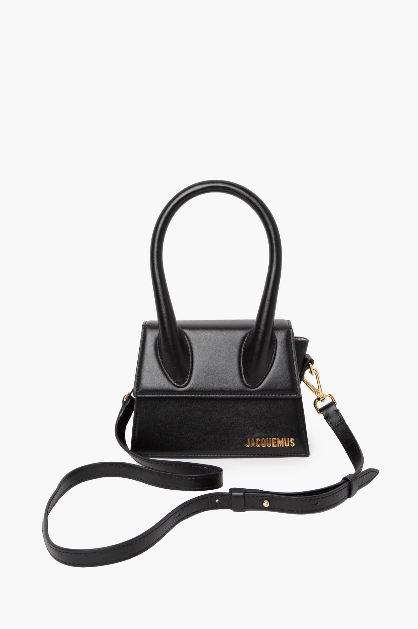 Jacquemus Black Le Moyen Chiquito Top Handle Crossbody Bag