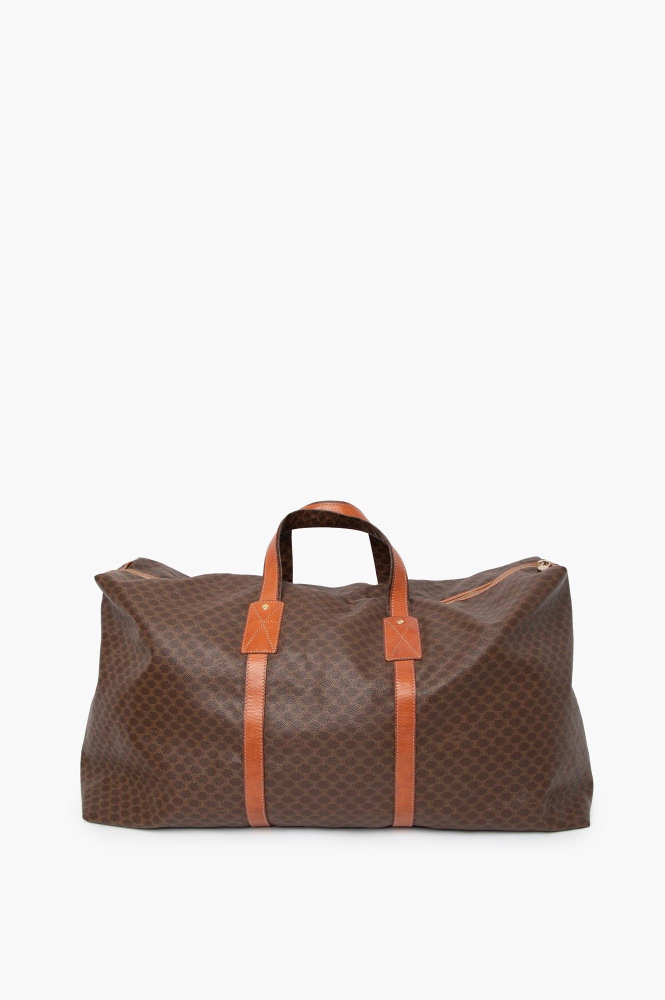 Celine Vintage Macadam Travel Duffle Bag Size 60
