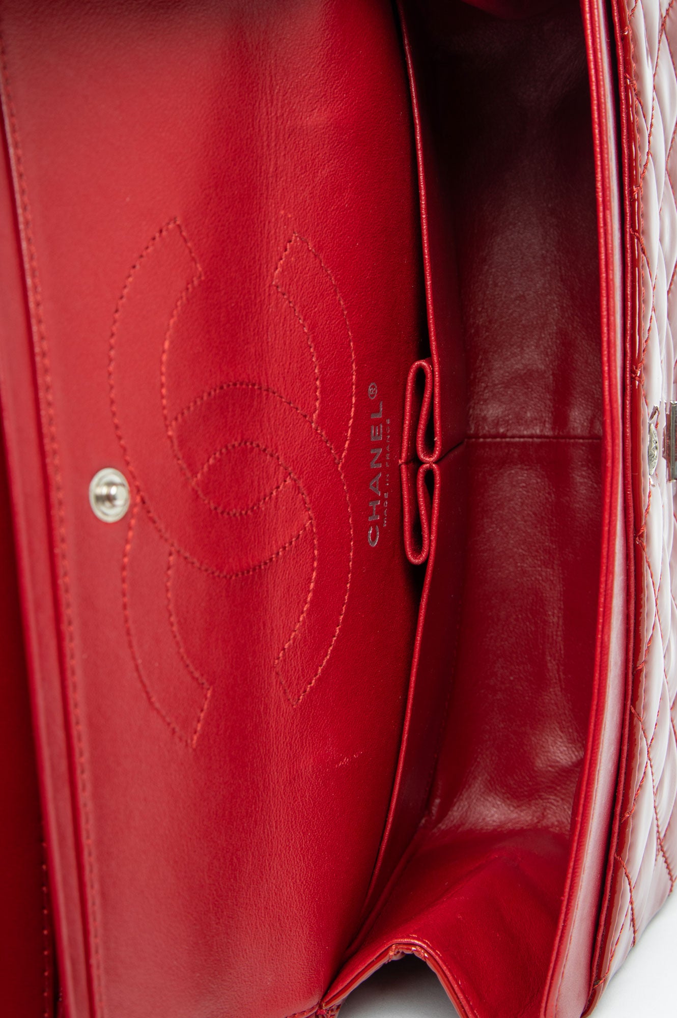 Chanel 2010 Red Patent 2.55 Reissue Double Flap 226