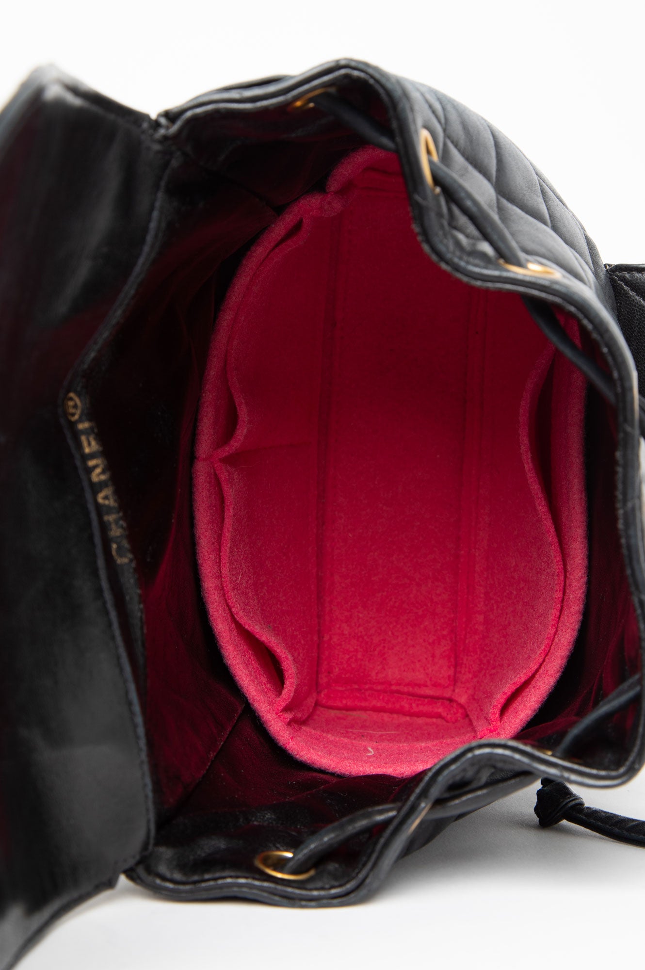 Chanel Black Vintage Duma Leather Backpack