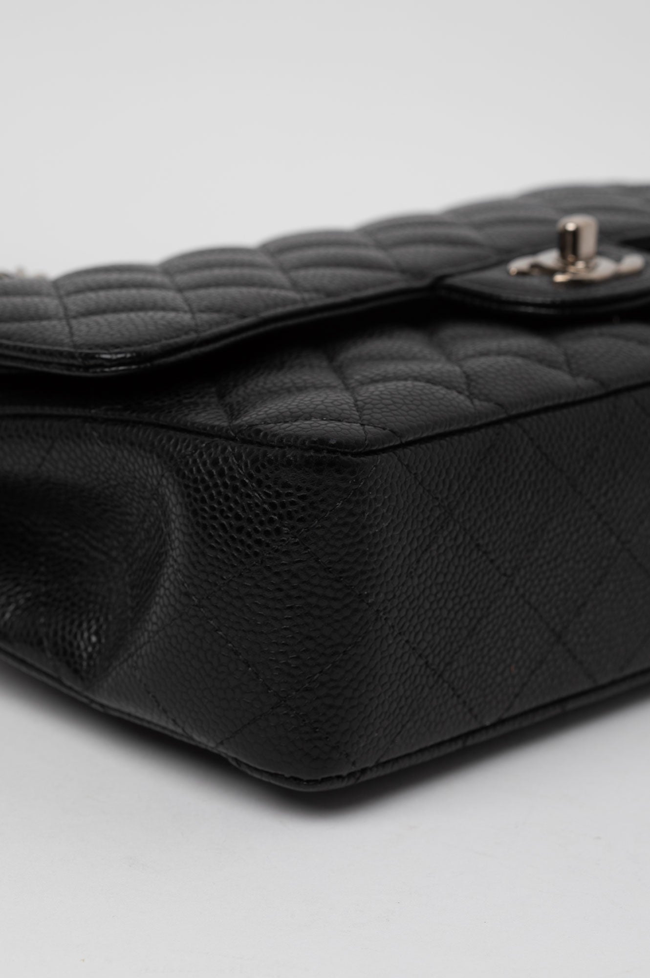 Chanel 2011 Medium Black Caviar Classic Flap Bag
