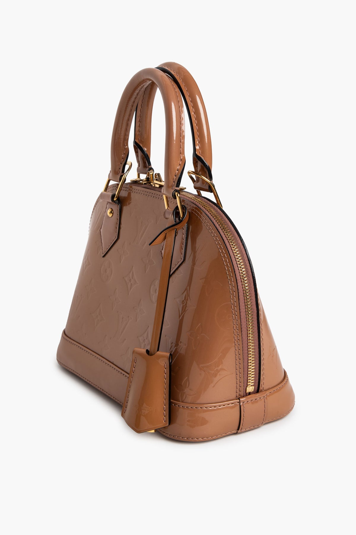 Louis Vuitton Noisette Monogram Vernis Alma BB Bag
