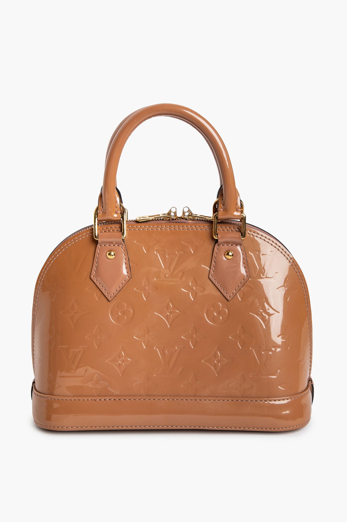Louis Vuitton Noisette Monogram Vernis Alma BB Bag