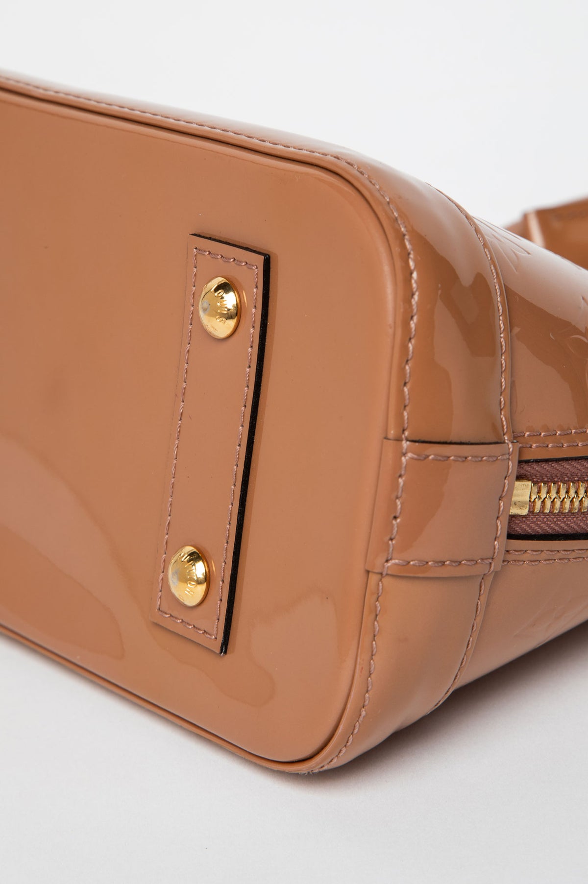 Louis Vuitton Noisette Monogram Vernis Alma BB Bag