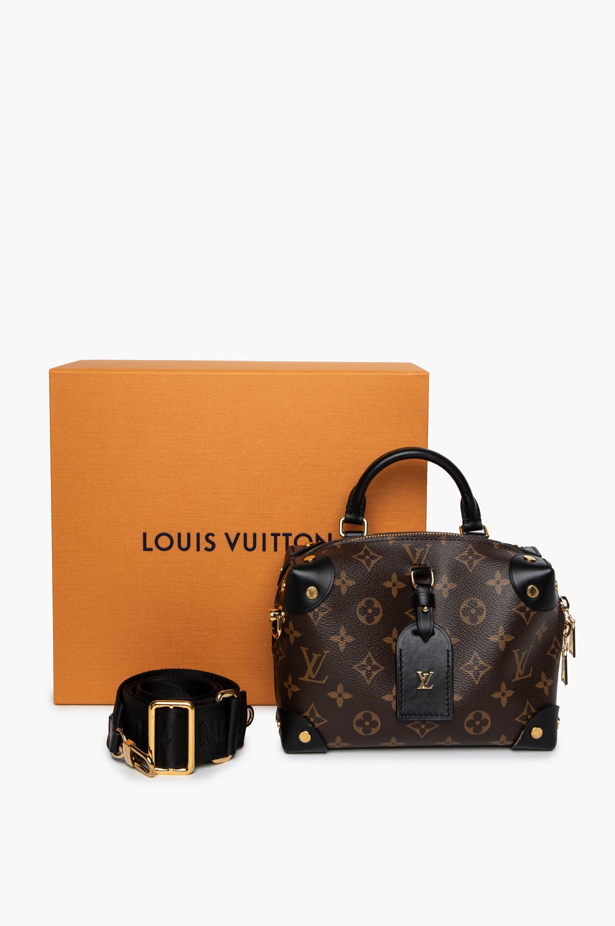 Louis Vuitton Monogram Petite Malle Souple Bag