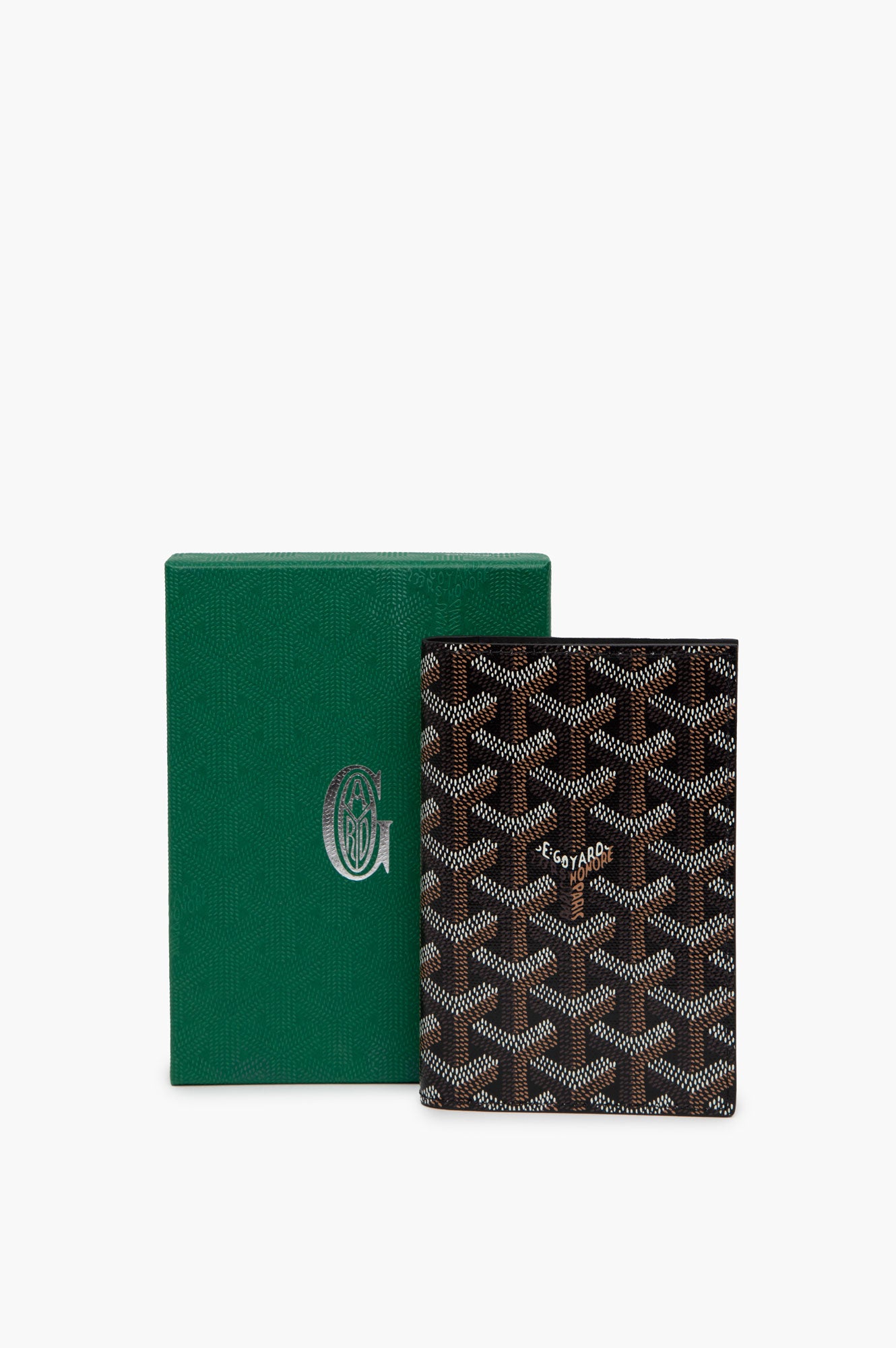 Goyard Black St Pierre Passport Holder