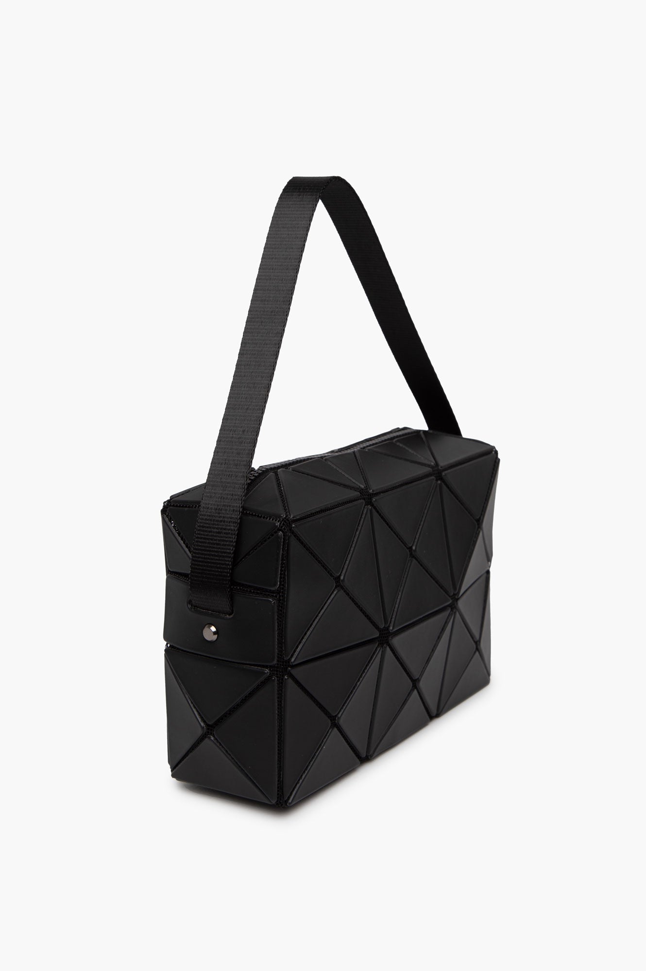 Bao Bao Issey Miyake Black Cuboid Crossbody Bag