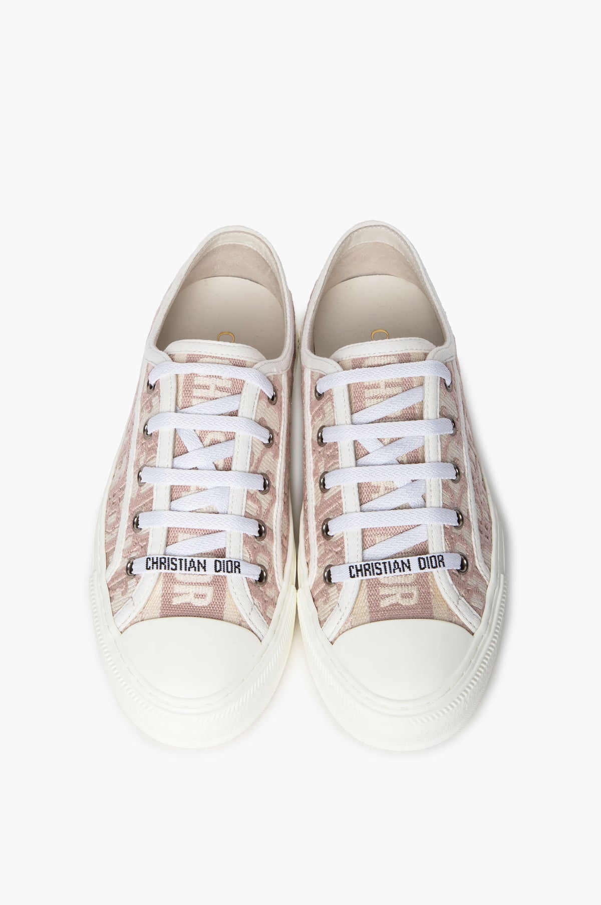 Christian Dior Walk'n'Dior Pink Oblique Sneakers Size 36