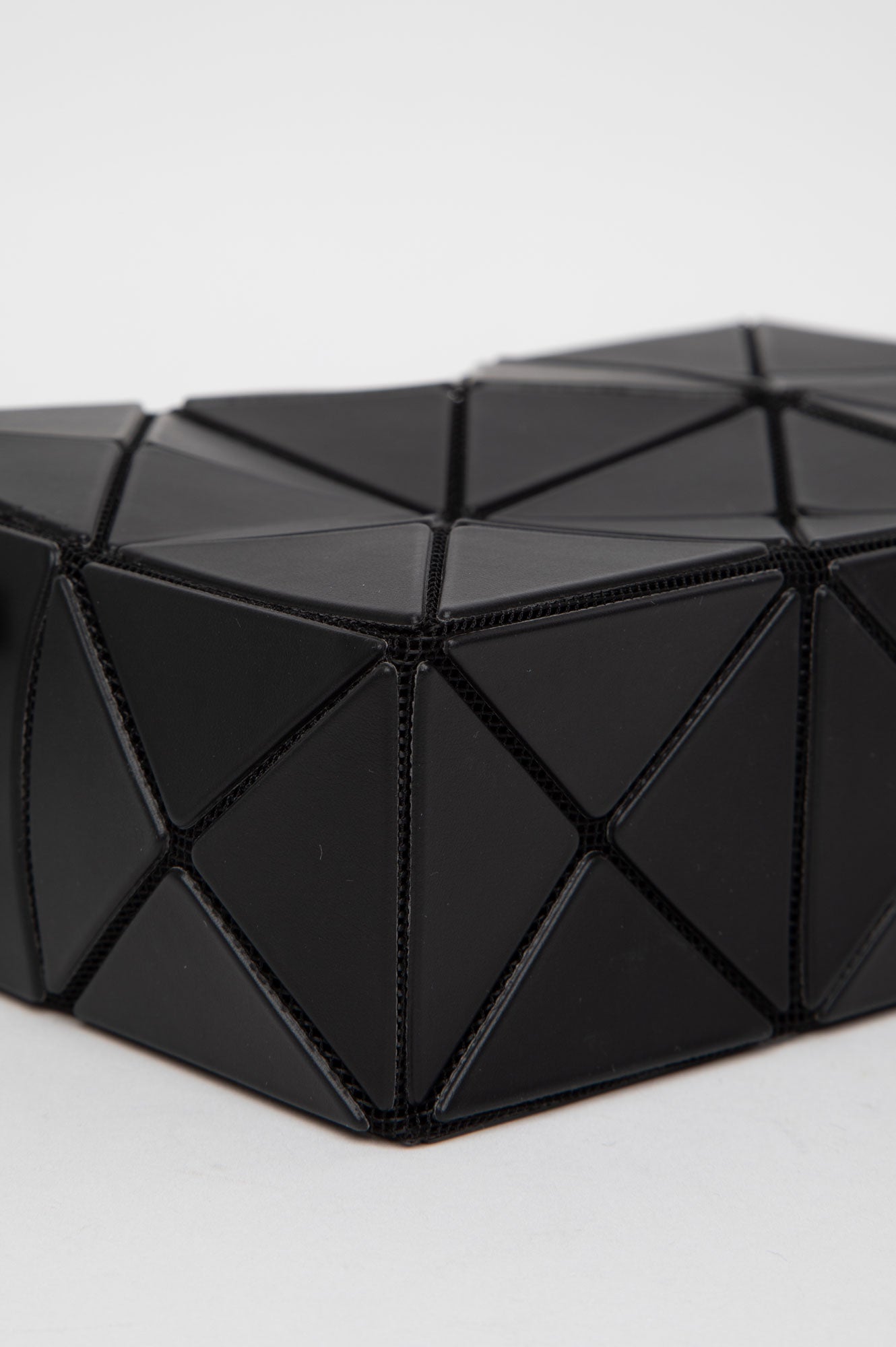 Bao Bao Issey Miyake Black Cuboid Crossbody Bag