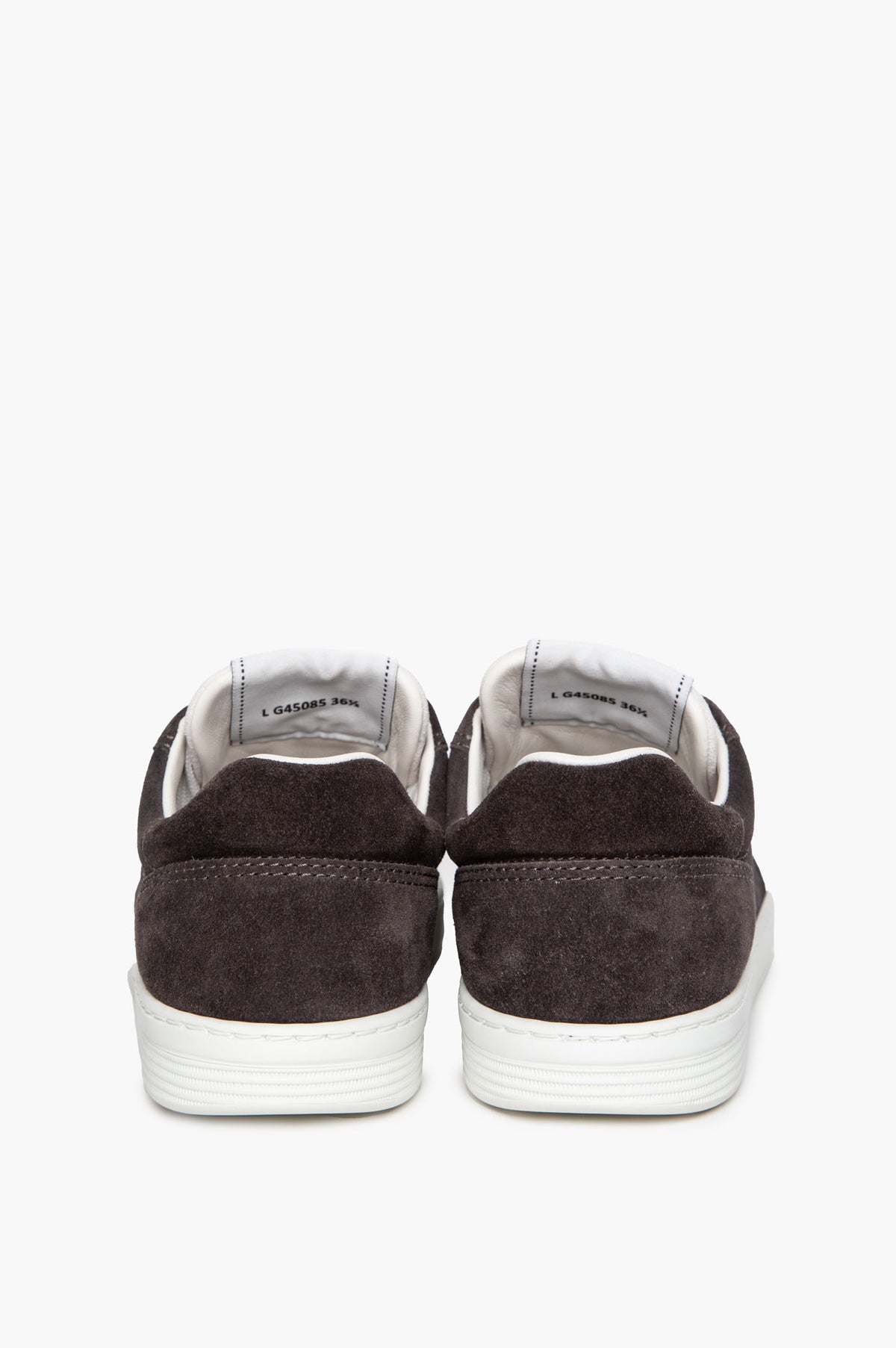 Chanel Dark Grey Suede Low Top Sneakers Size 36.5