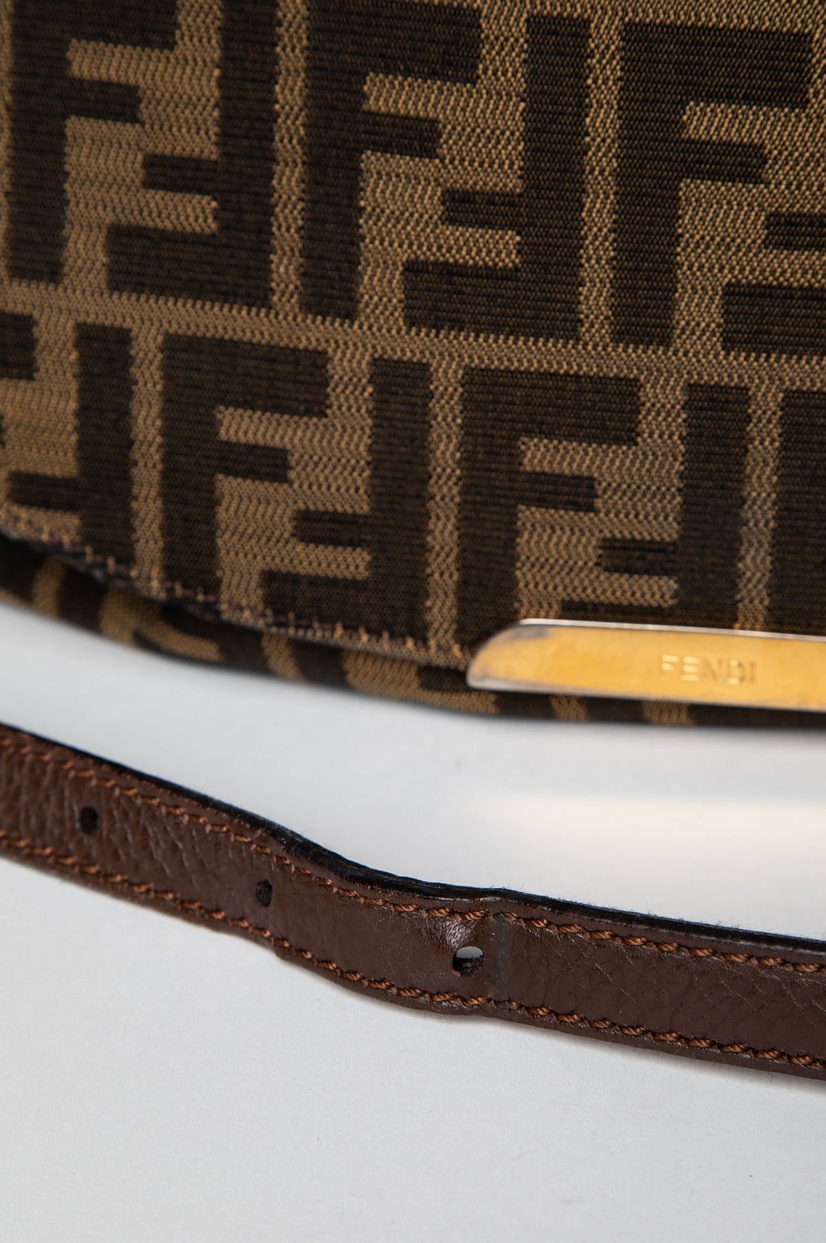 Fendi Tobacco Zucca Messanger Bag