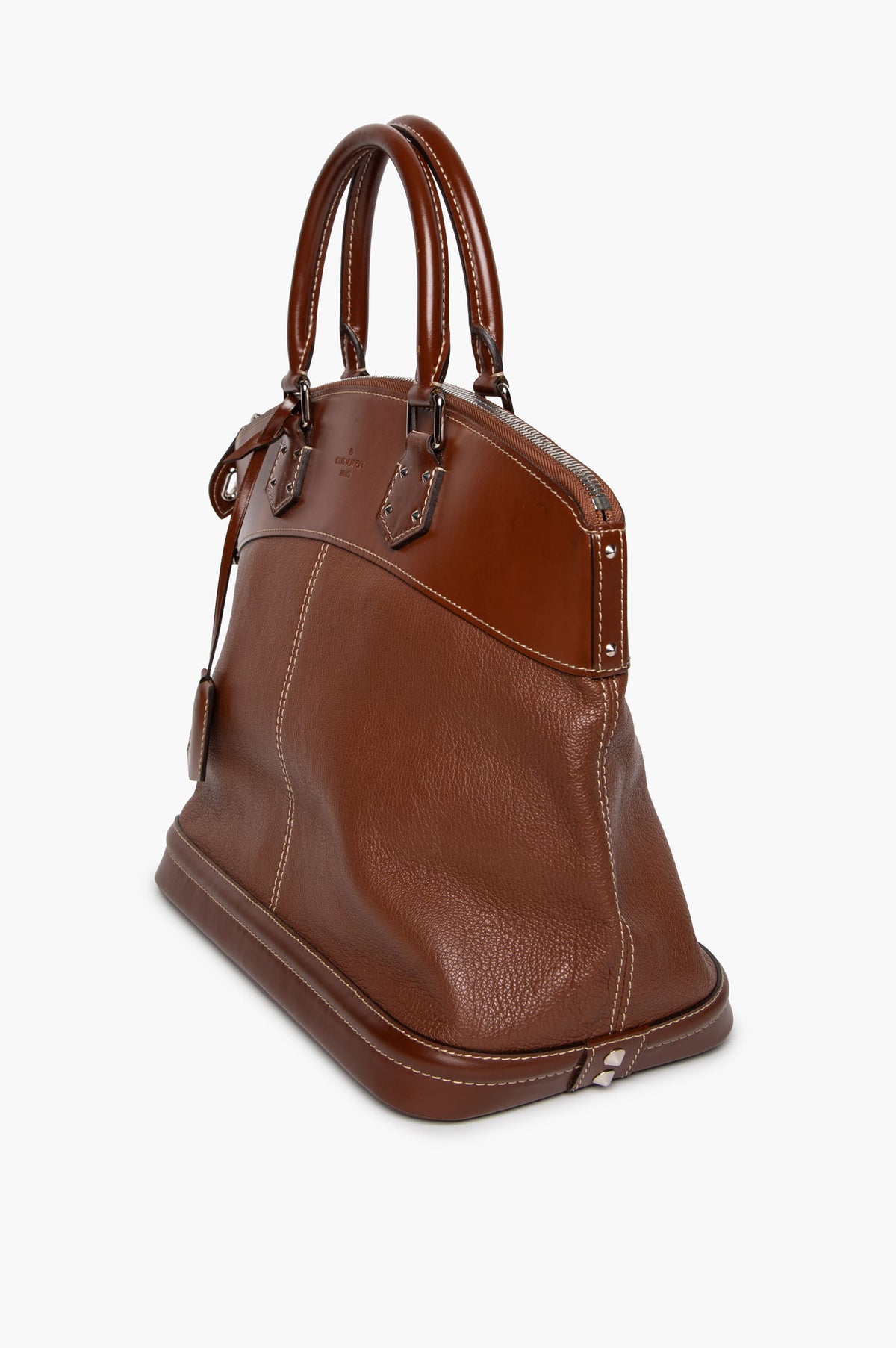 Louis Vuitton Brown Suhali Lockit MM Bag