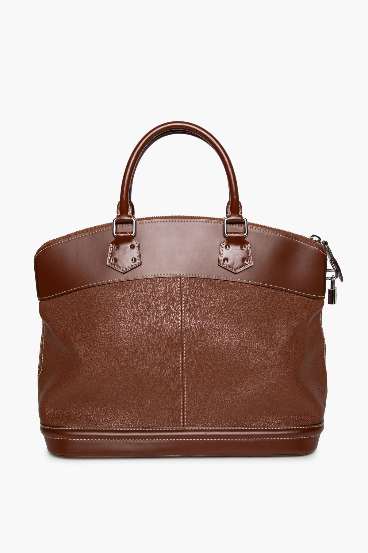 Louis Vuitton Brown Suhali Lockit MM Bag
