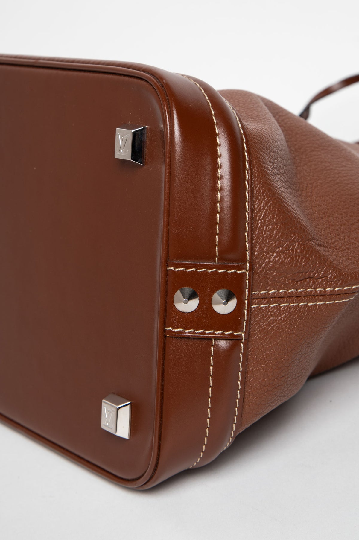 Louis Vuitton Brown Suhali Lockit MM Bag