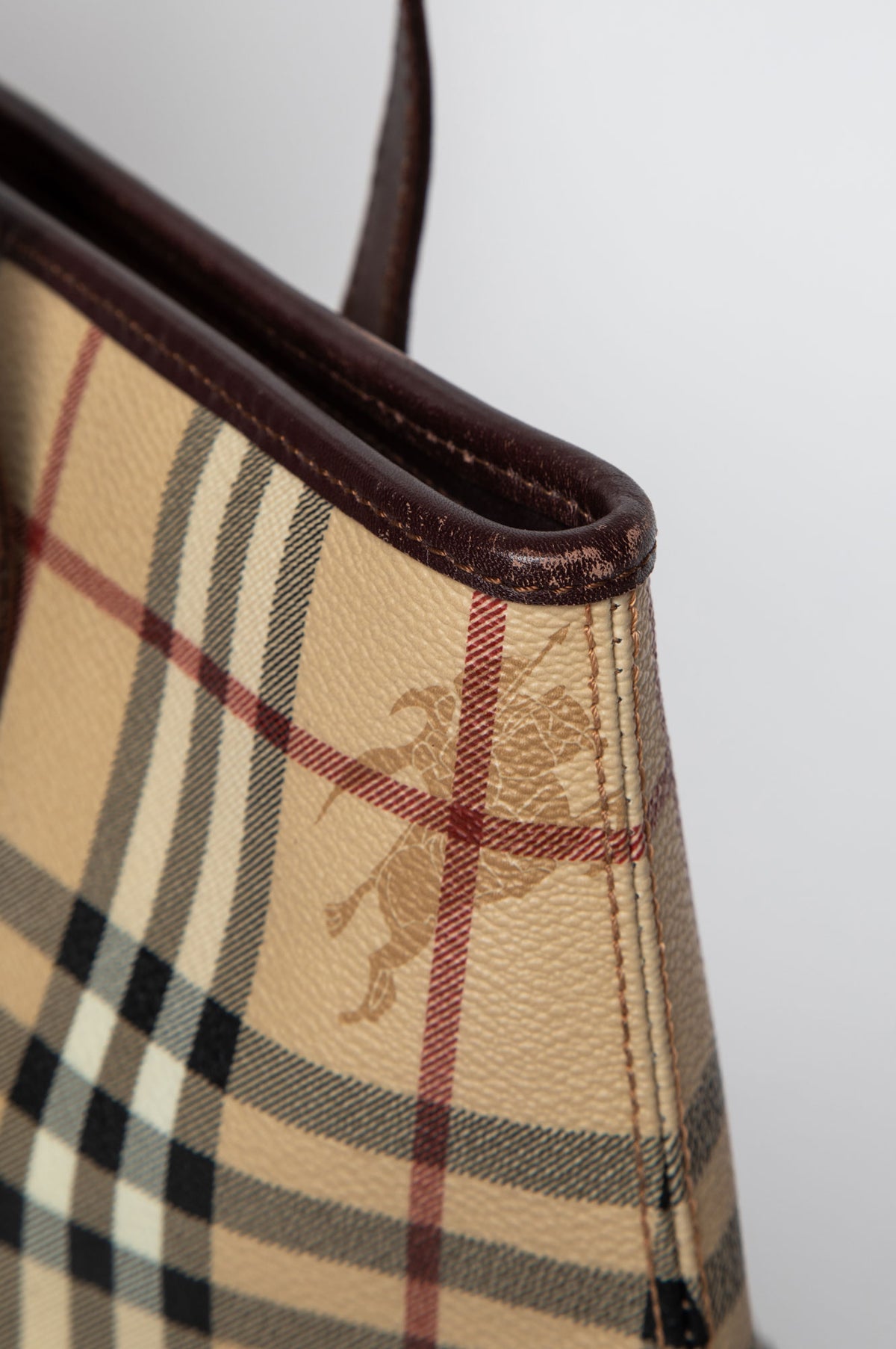 Burberry Haymarket Check Tote Bag