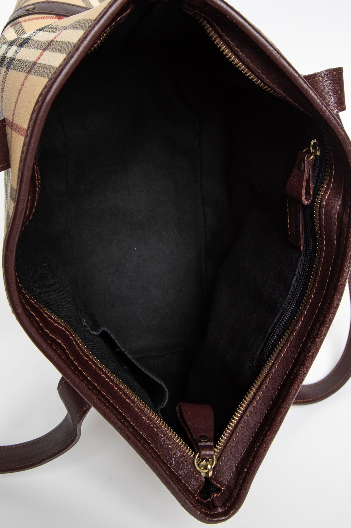 Burberry Haymarket Check Tote Bag