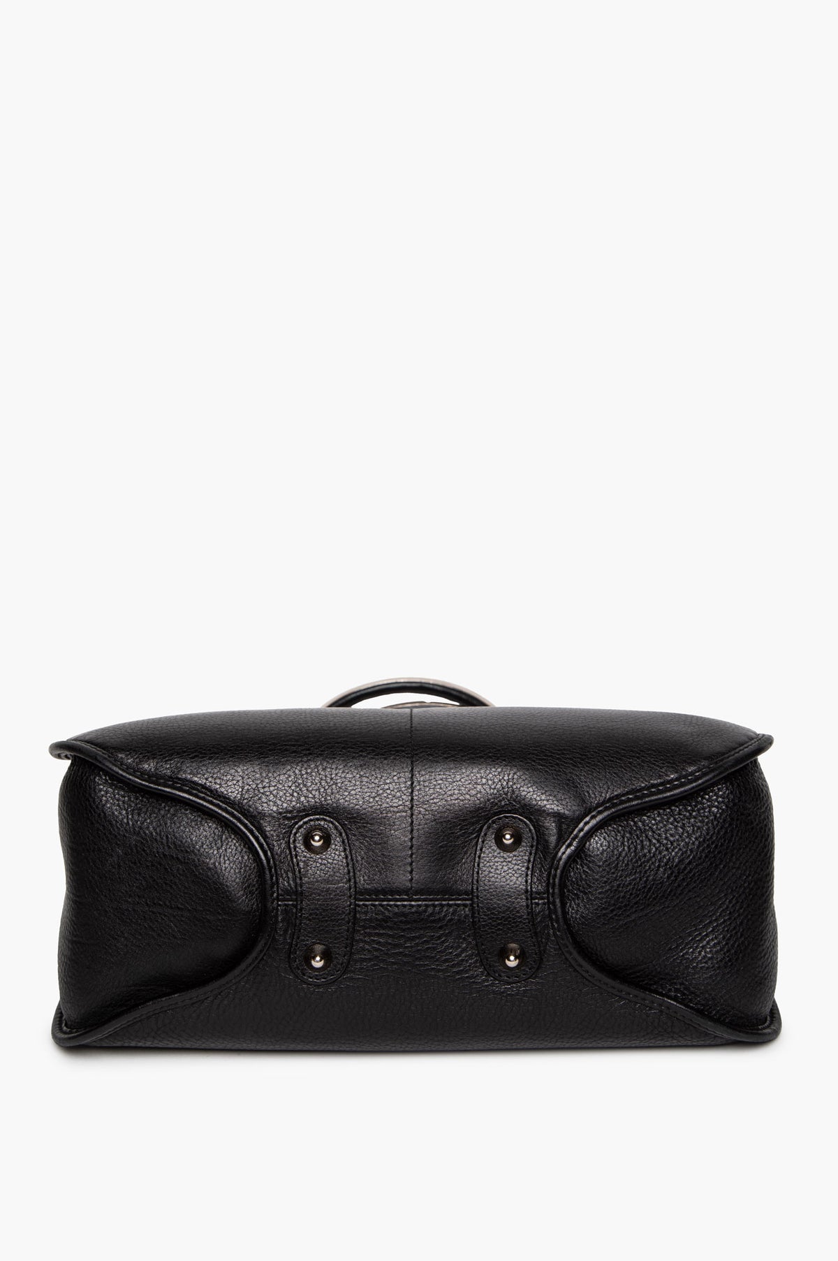 Christian Dior Black Leather 61 Hobo Tote