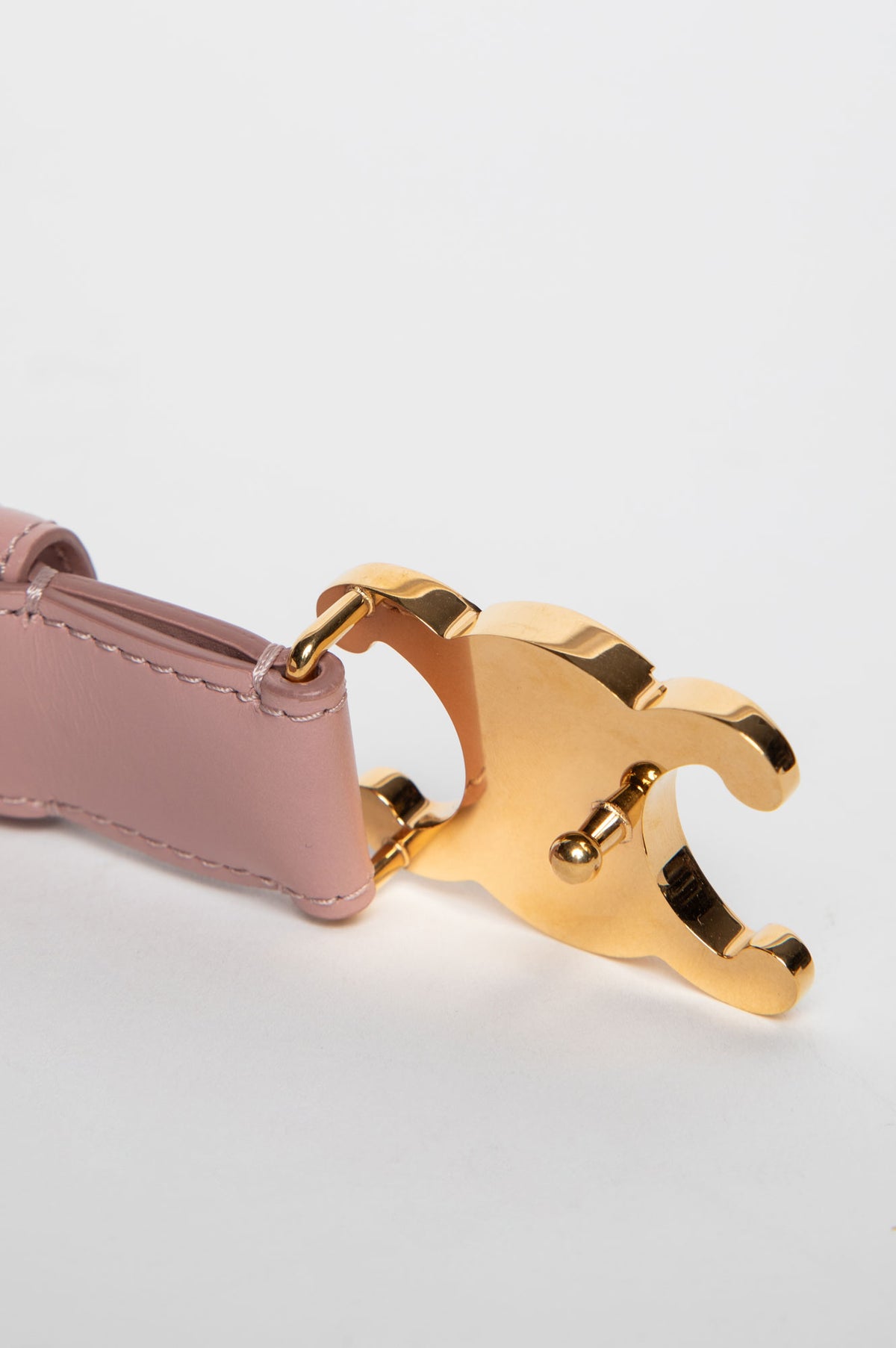 Celine Pink Triomphe Belt Size 80