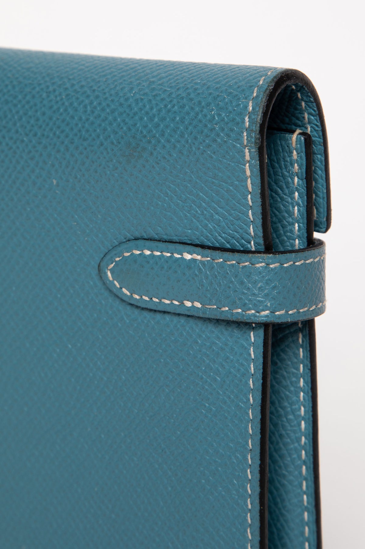 Hermès Blue Jean Epsom Leather Kelly Wallet