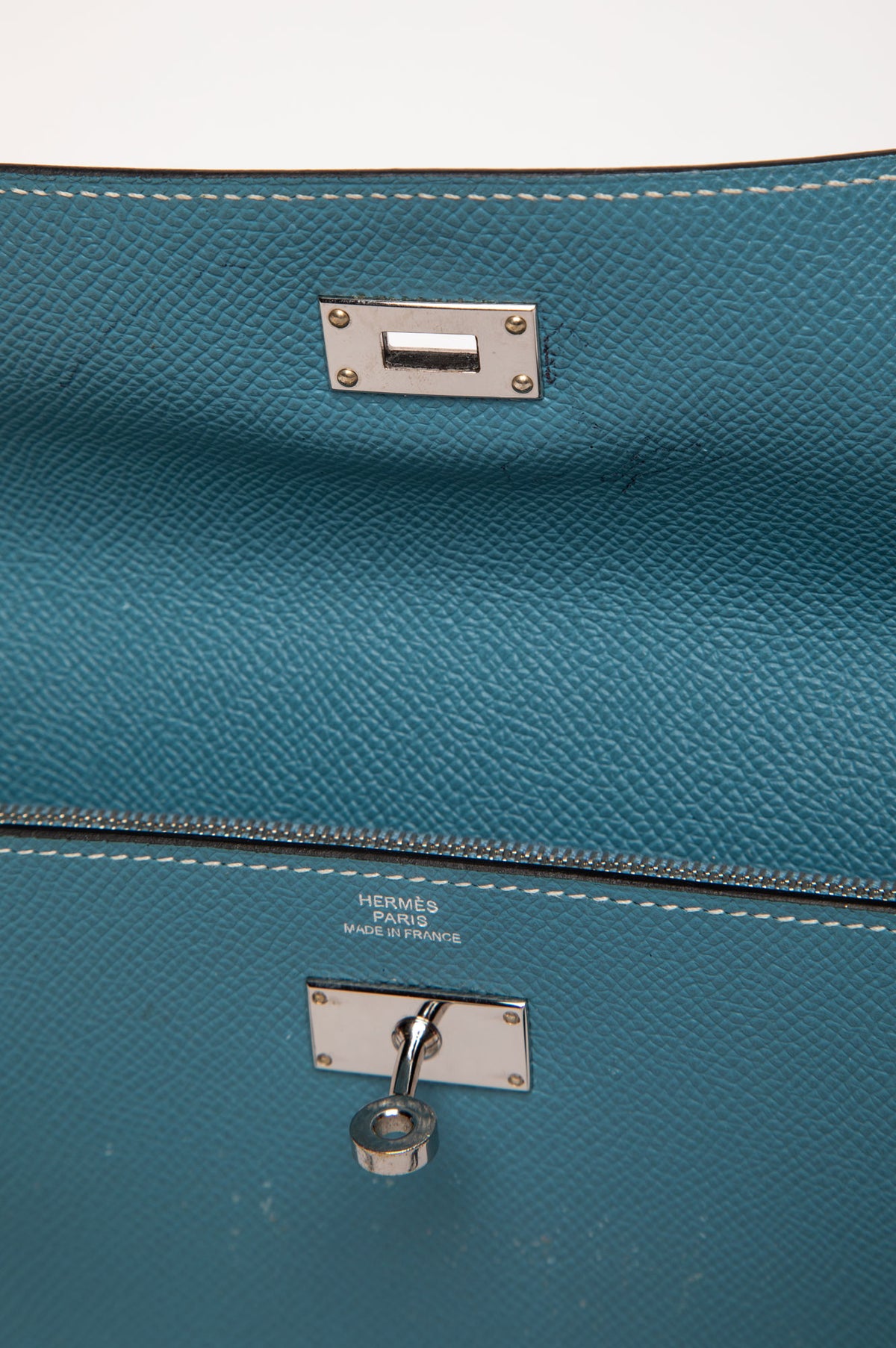 Hermès Blue Jean Epsom Leather Kelly Wallet