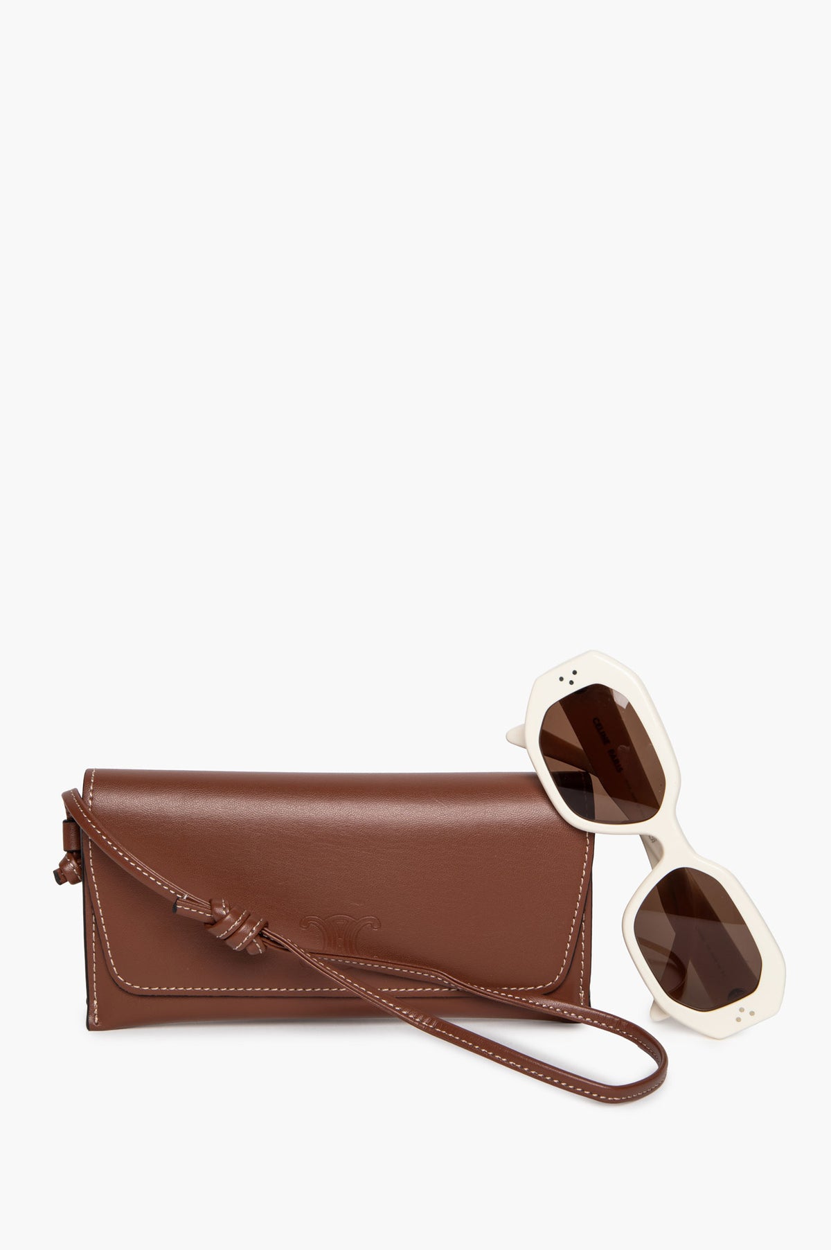 Celine Ivory Acetate CL40255I Sunglasses