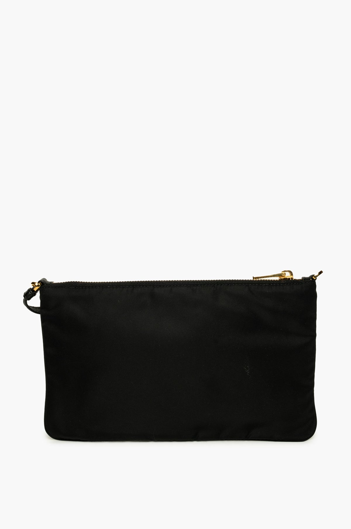 Prada Black Tessuto Nylon Fiocco Clutch