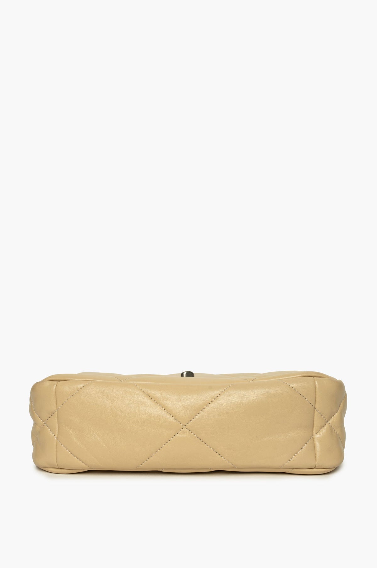 Chanel 19 Beige Medium Flap Bag