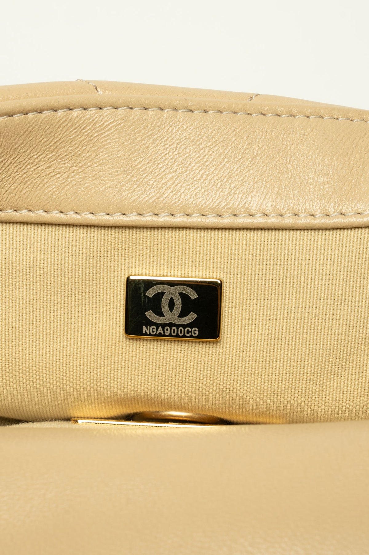 Chanel 19 Beige Medium Flap Bag