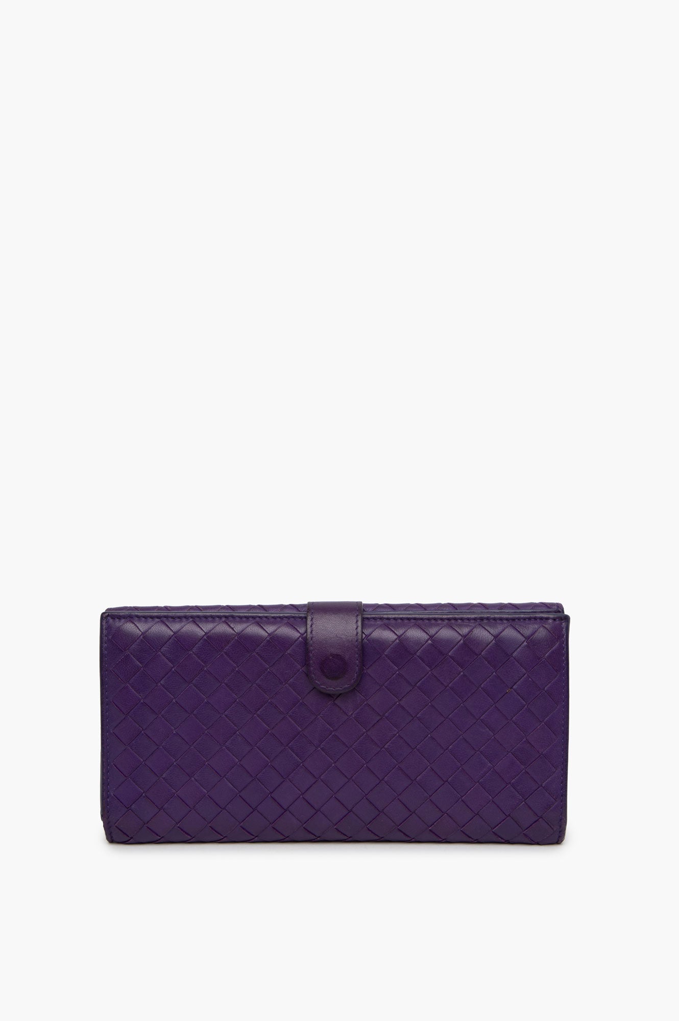 Bottega Veneta Purple Bi-Fold Wallet