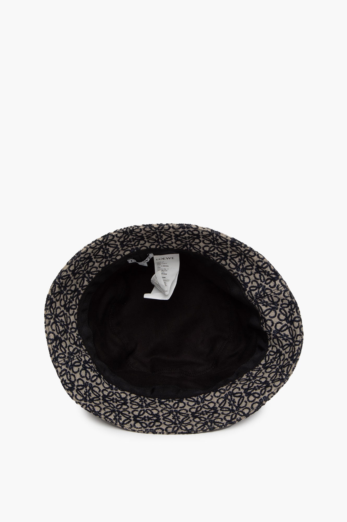 Loewe Blue Logo Bucket Hat Size 57