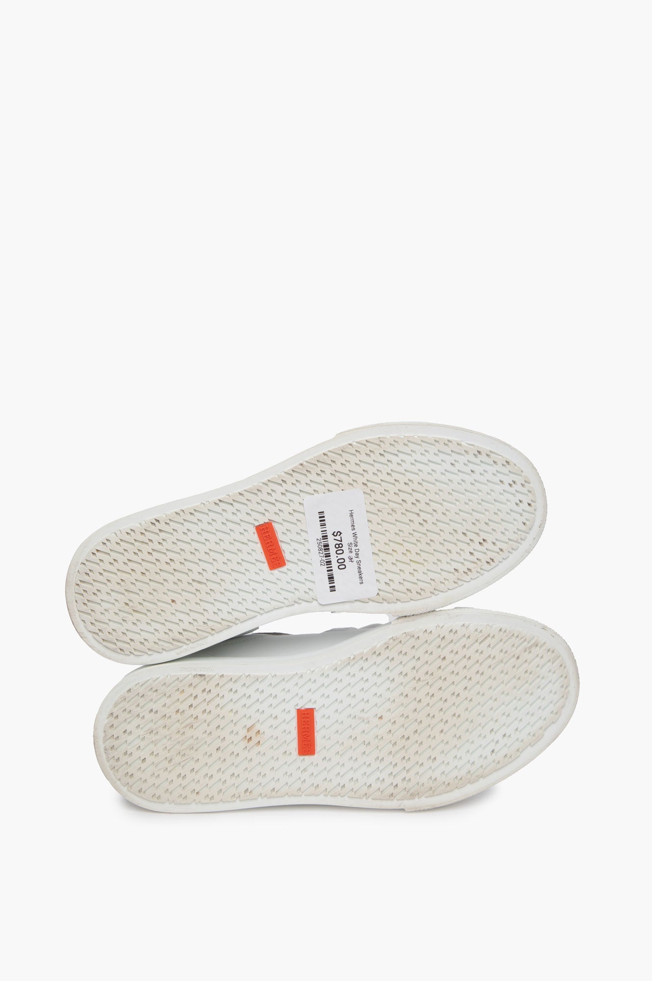 Hermes White Day Sneakers Size 37