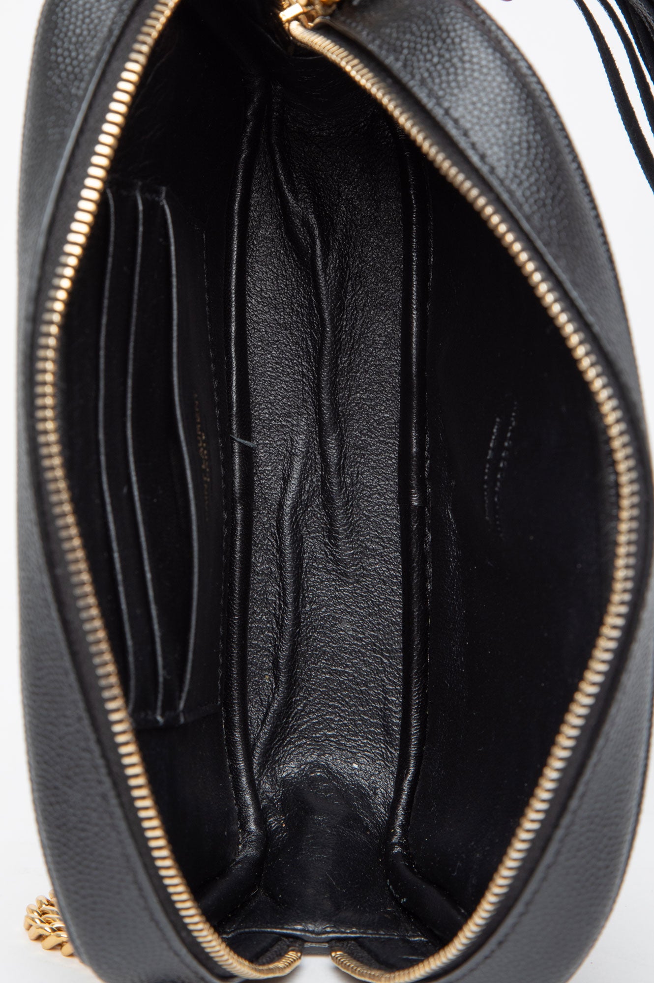 Saint Laurent Black Quilted Camera Bag