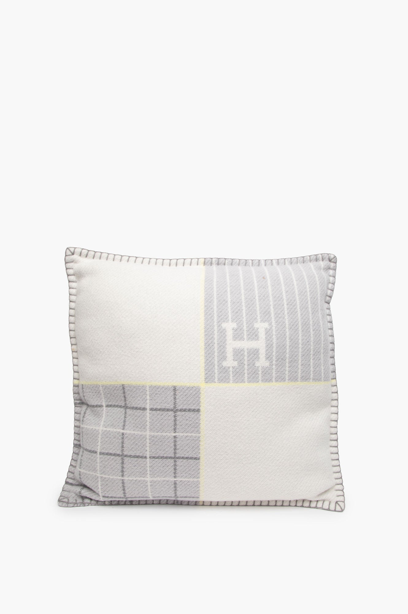 Hermes Grey Avalon Baby Pillow