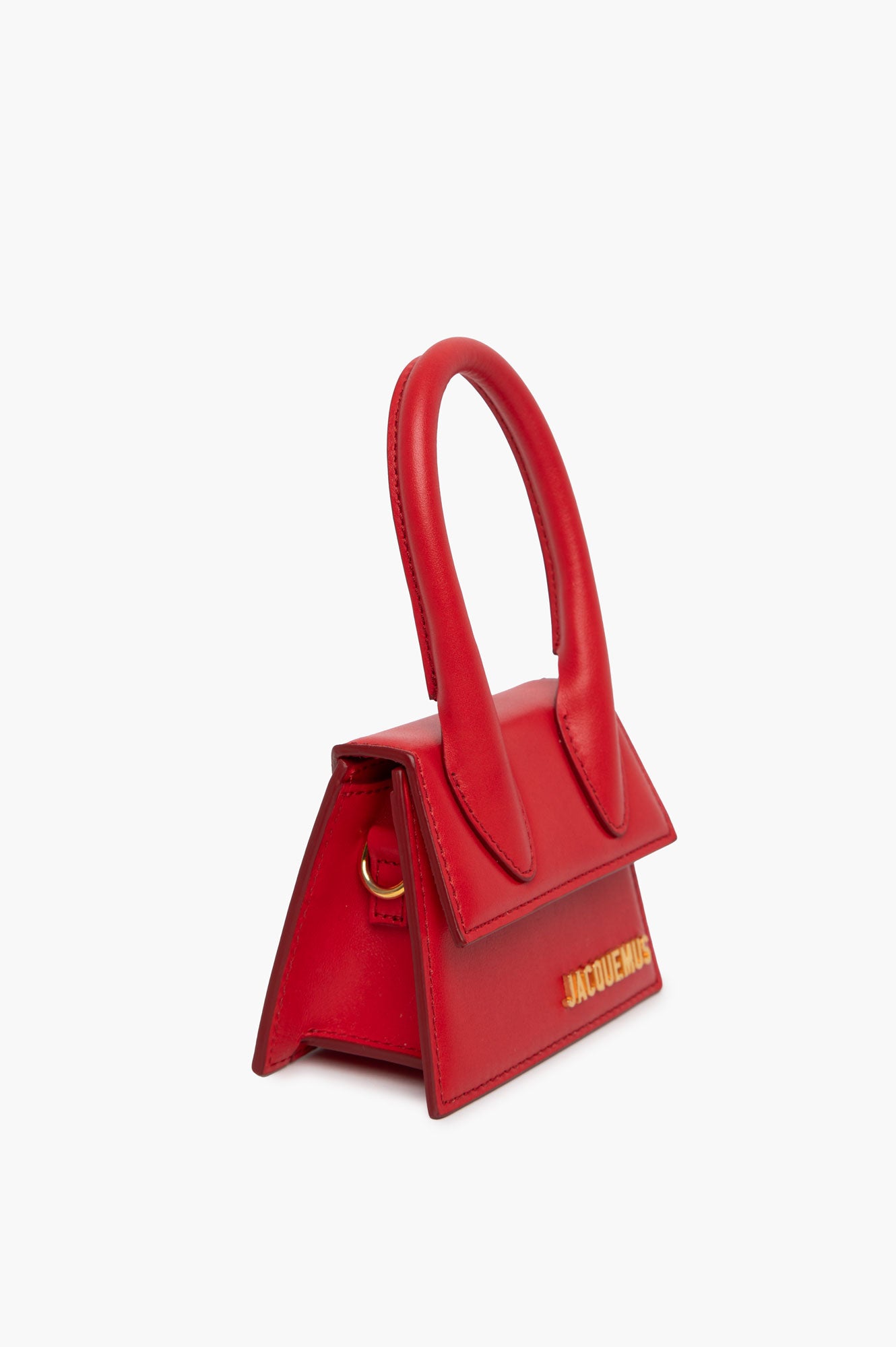 Jacquemus Red Le Chiquito Mini Bag With Strap