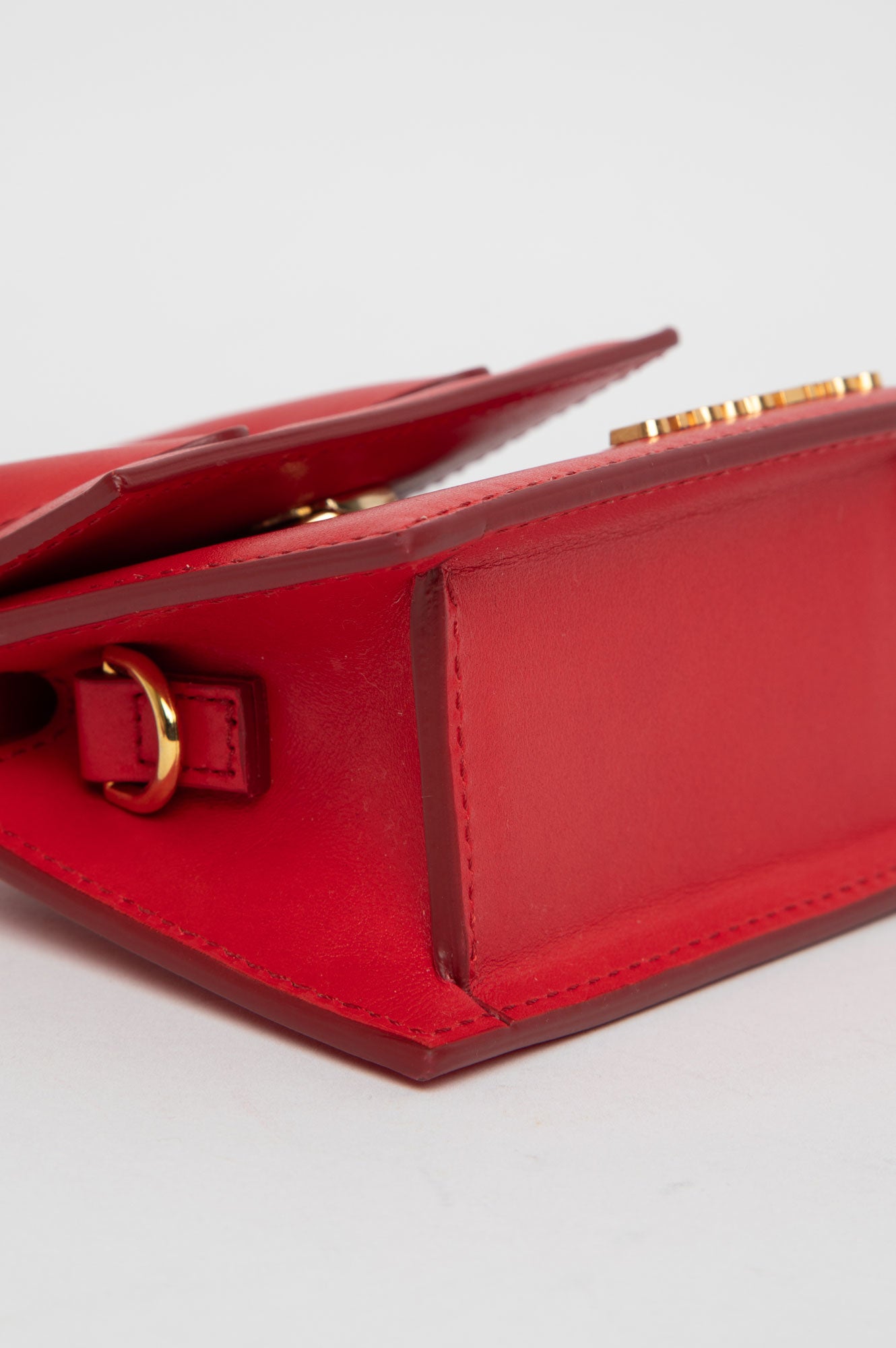 Jacquemus Red Le Chiquito Mini Bag With Strap