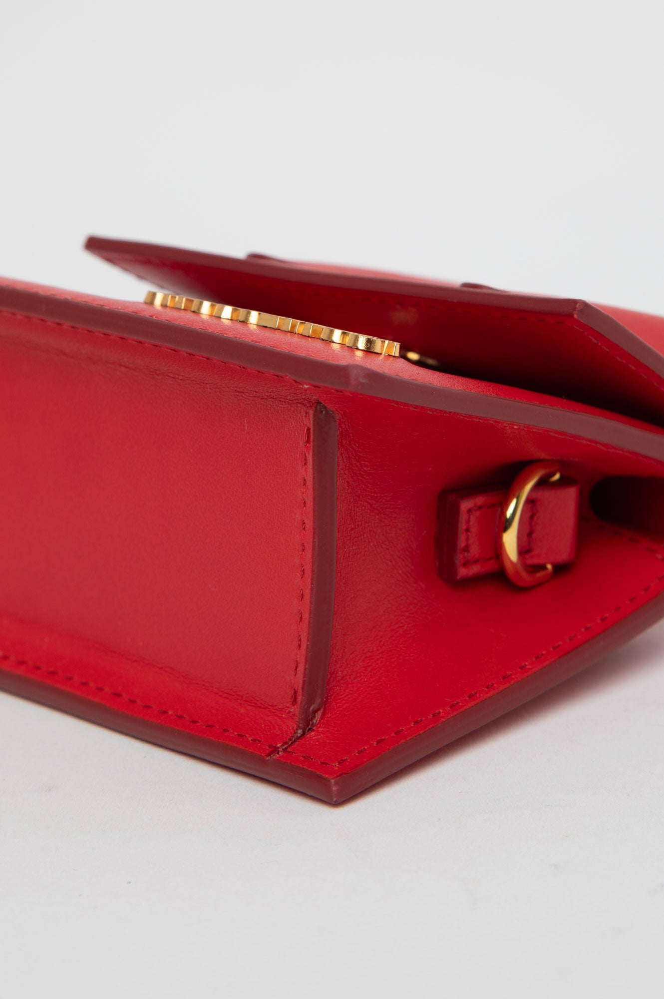 Jacquemus Red Le Chiquito Mini Bag With Strap